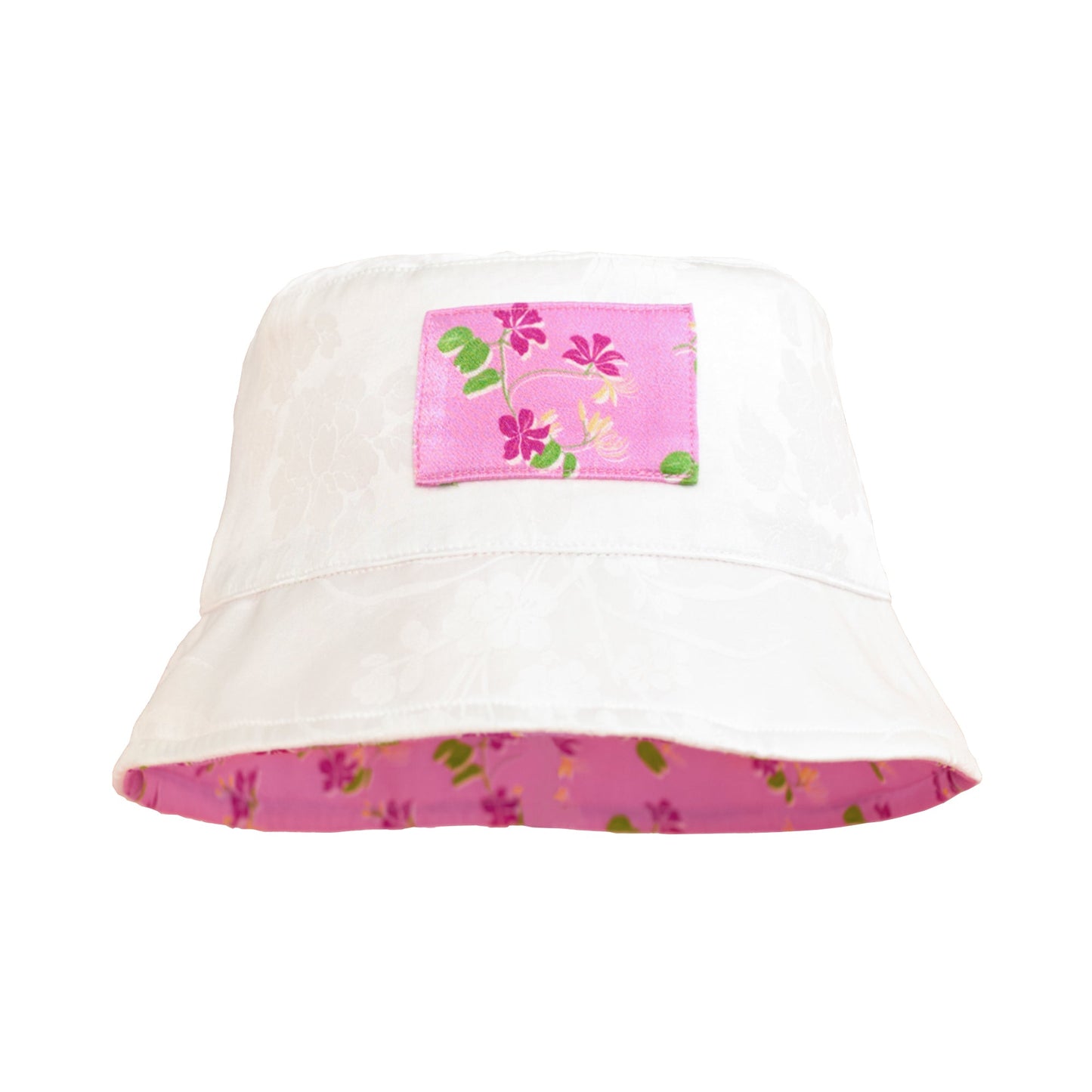 "Beach Blossom" Reversible Bucket Hat - Pink
