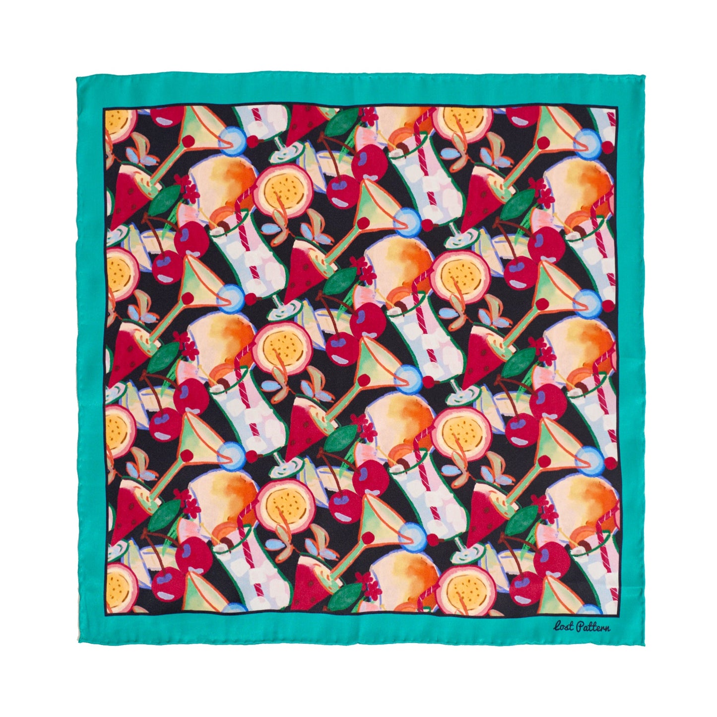 "Party Time" Silk Pocket Square