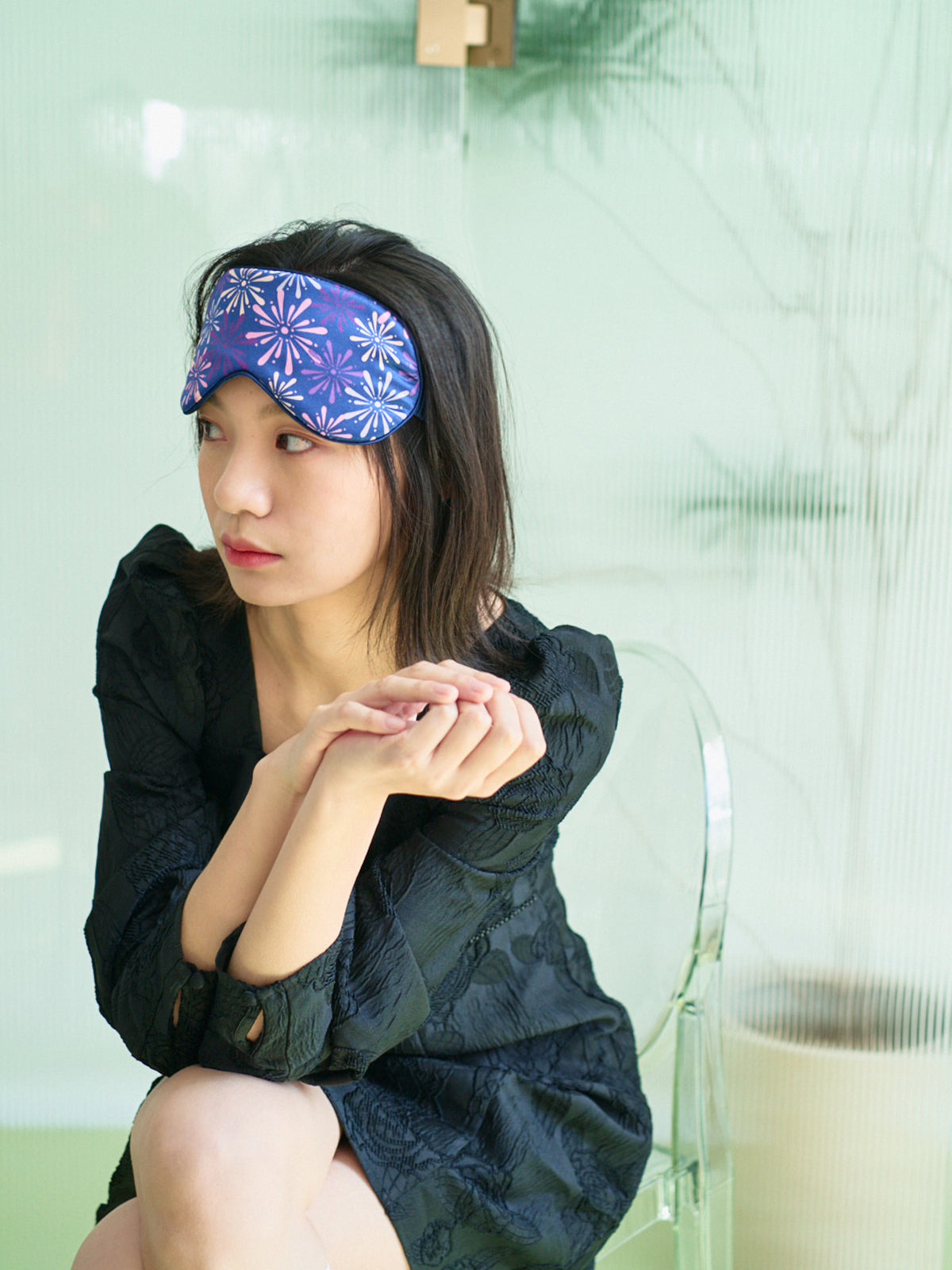 "Fireworks" Silk Sleep Eye Mask