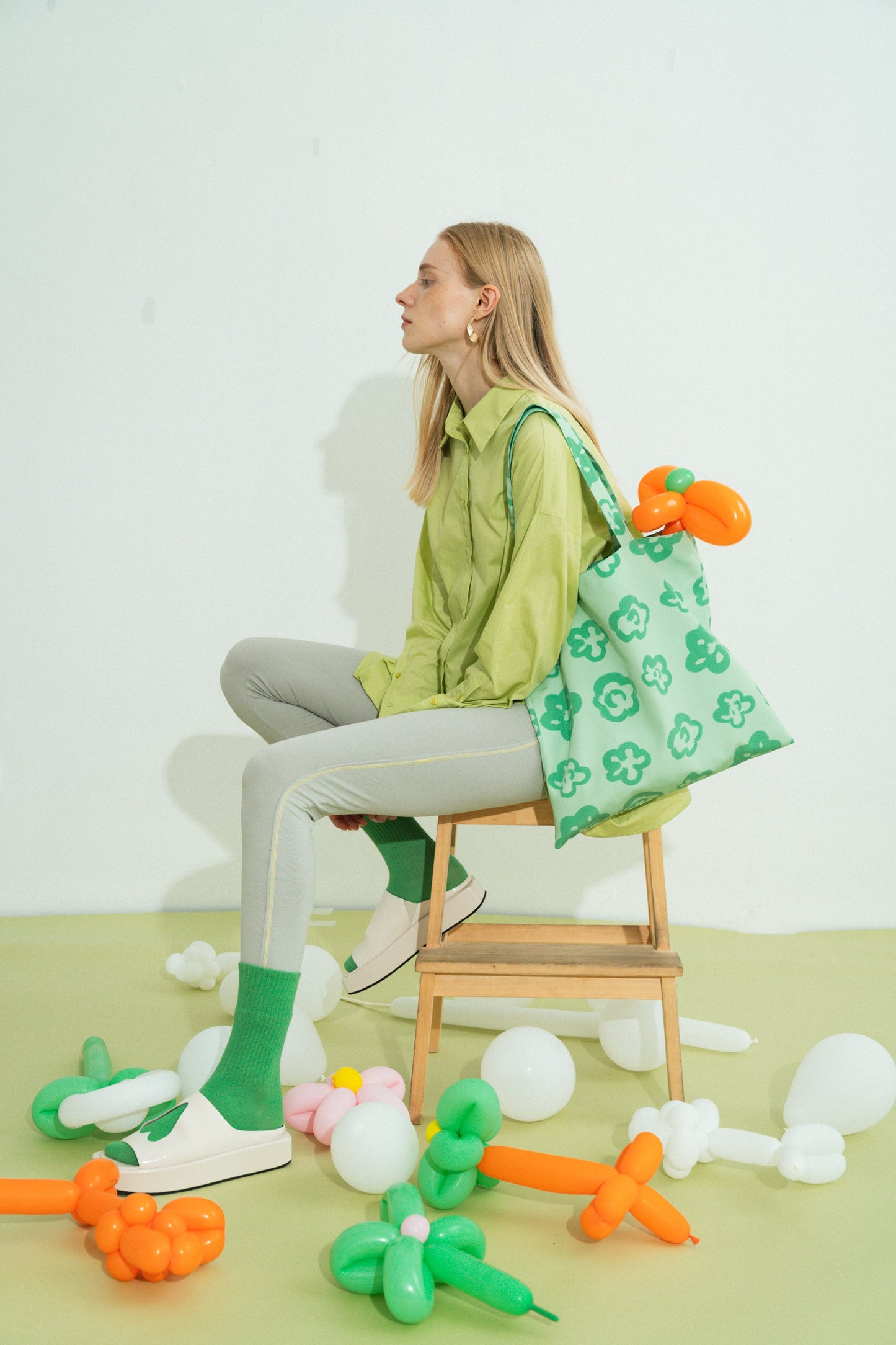 "Day Dream" Tote Bag - Summer Green