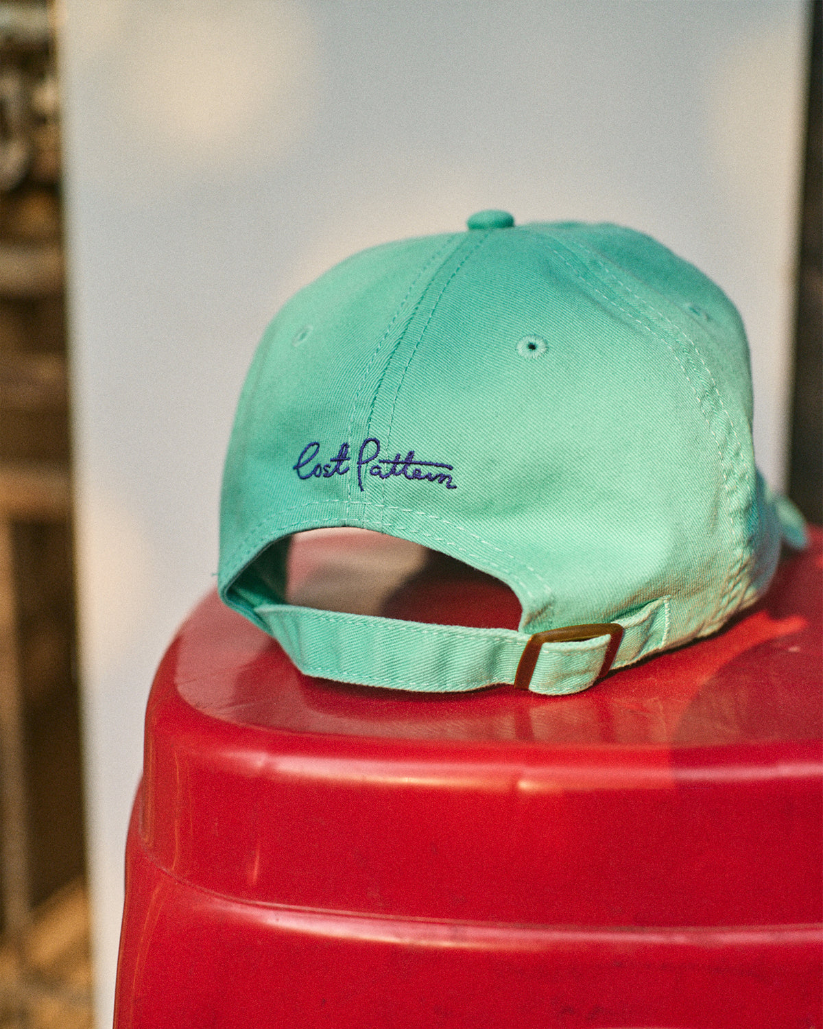 "Pan Pan" Baseball Cap - Teal Green