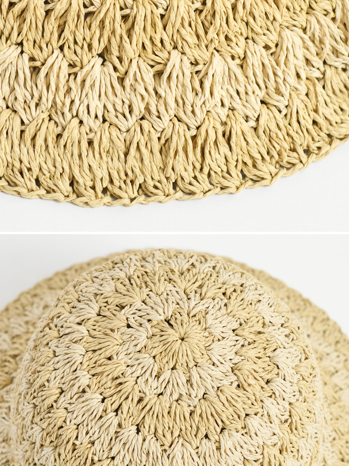 "Linea" Packable Straw Hat - Khaki