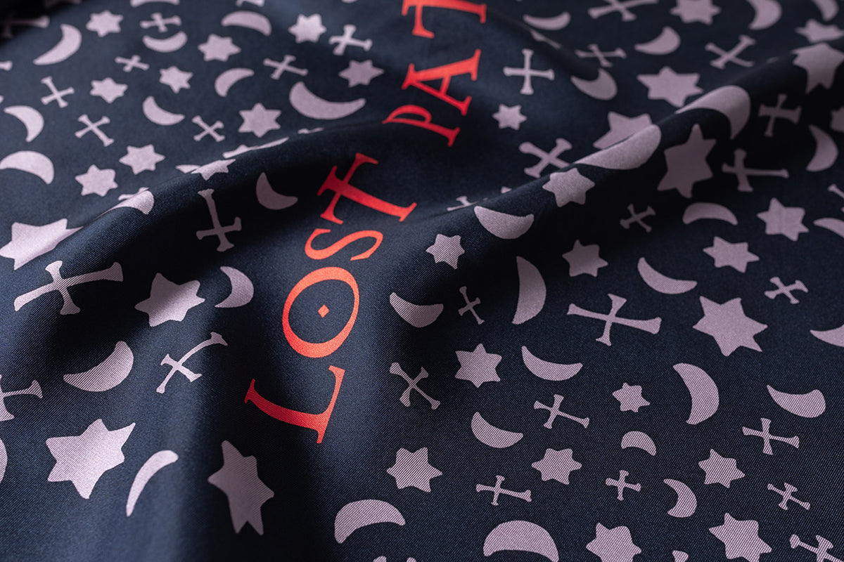 "Lexicon" Silk Bandana