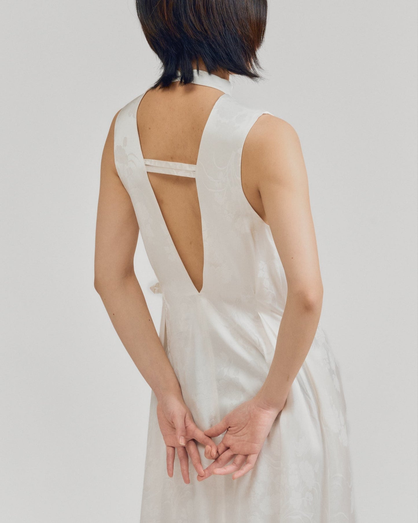 "Beach Blossom" White Maxi Vacation Dress