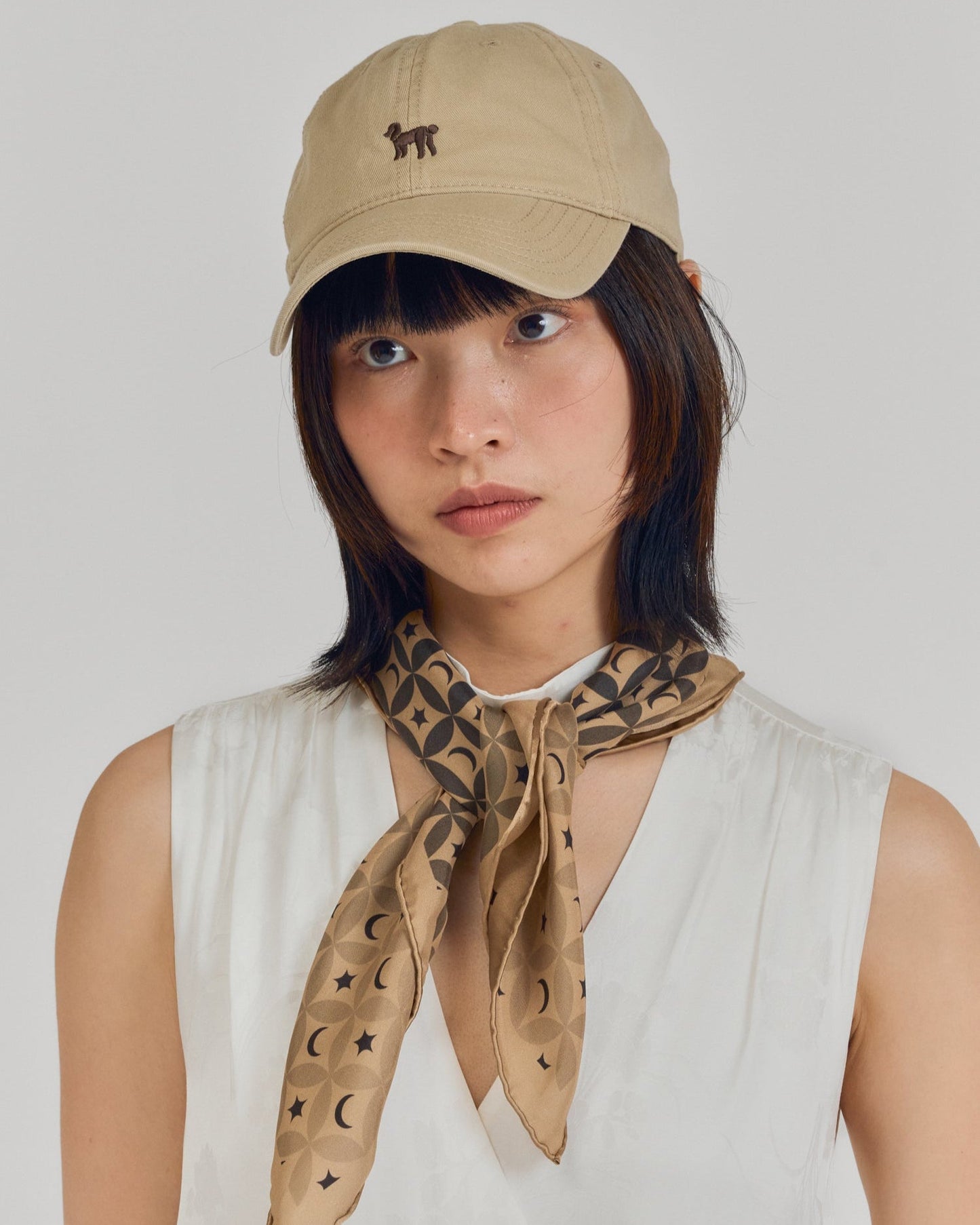 "Pan Pan" Baseball Cap - Light Khaki