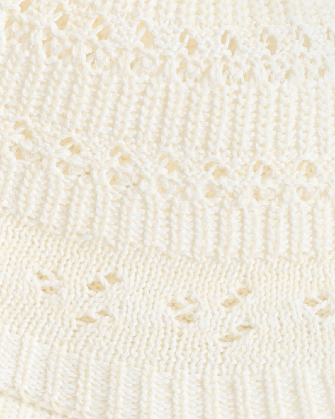 "Cactus" Crochet Bucket Hat - Ivory Breeze