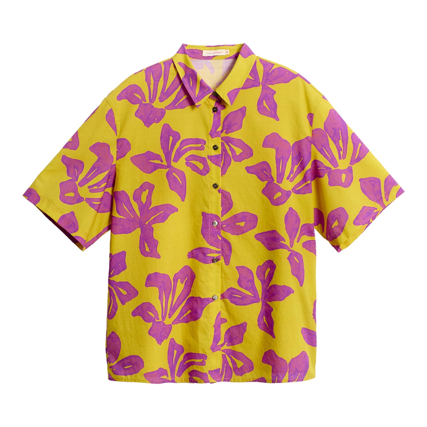 “Tropical Bliss” Oversized Hawaii Shirt - Golden Hour