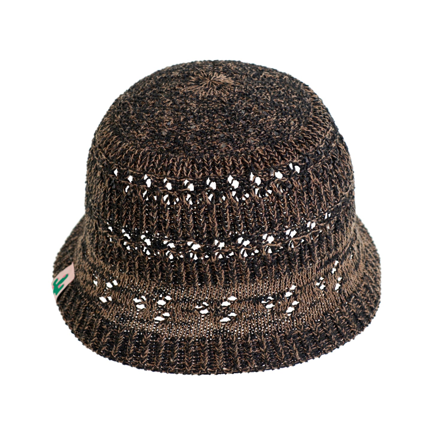 "Cactus" Crochet Bucket Hat - Toasted Cocoa
