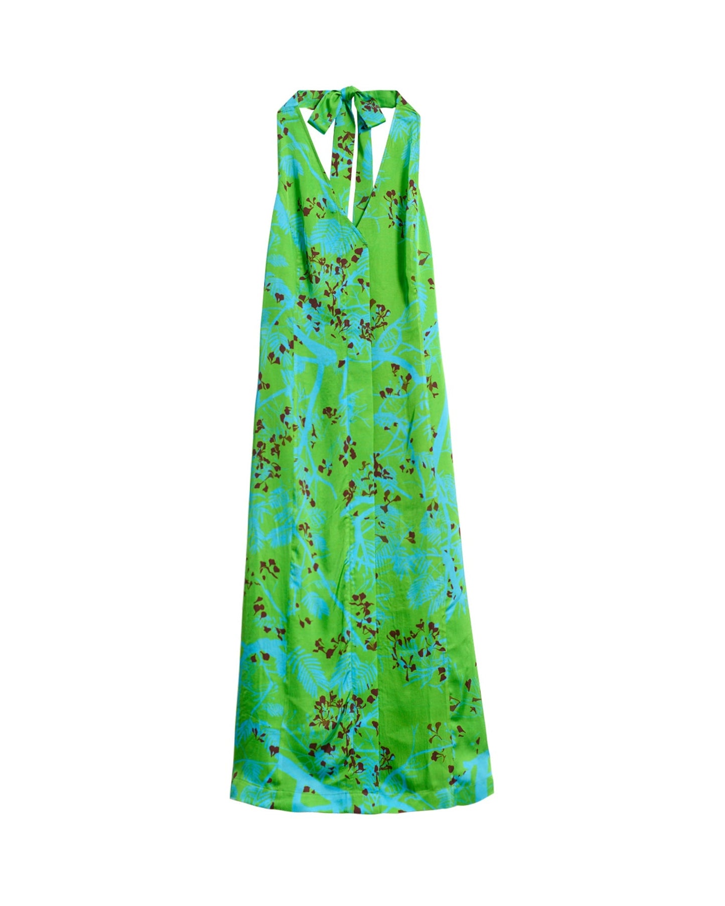 “Coco Dream” Halter Midi Dress - Green