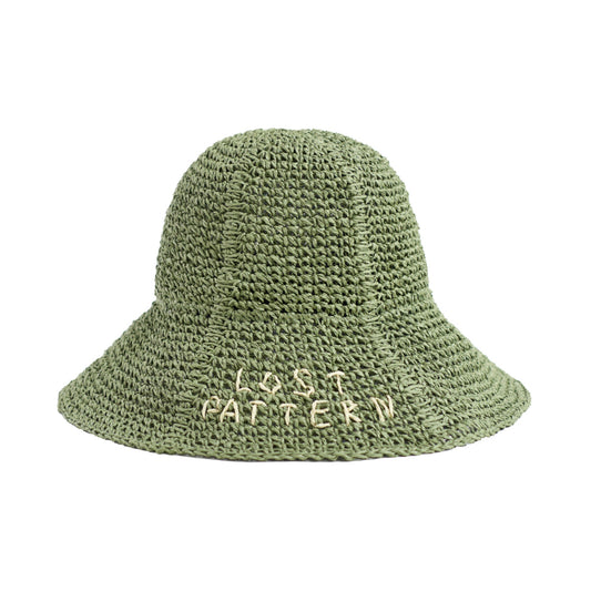 "Wanderlight" Packable Straw Hat - Green