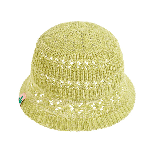 "Cactus" Crochet Bucket Hat - Mustard