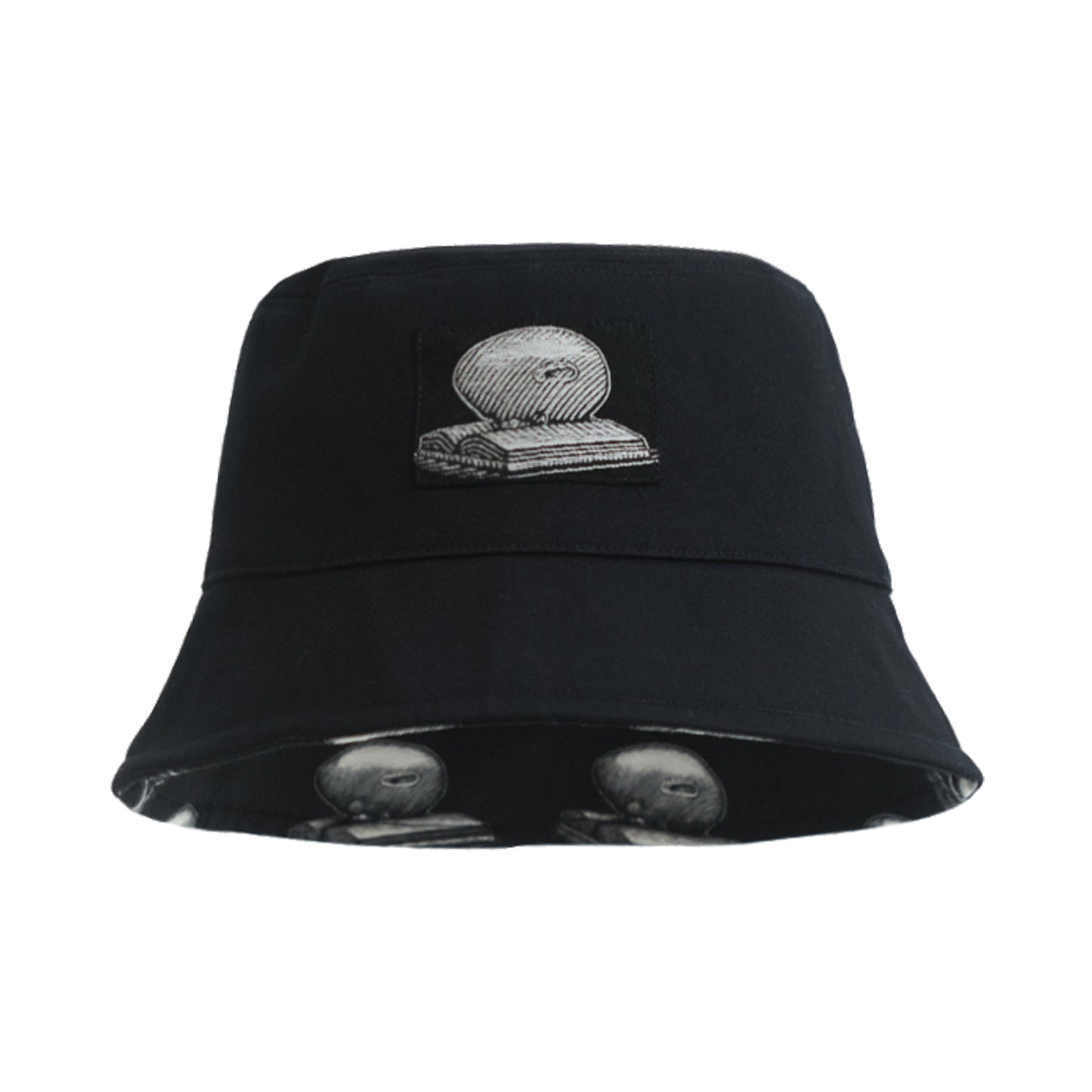 "Bookhead" Reversible Bucket Hat