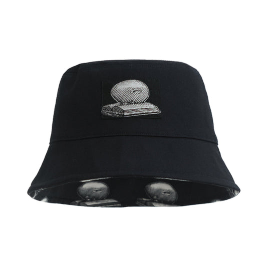 "Bookhead" Reversible Bucket Hat