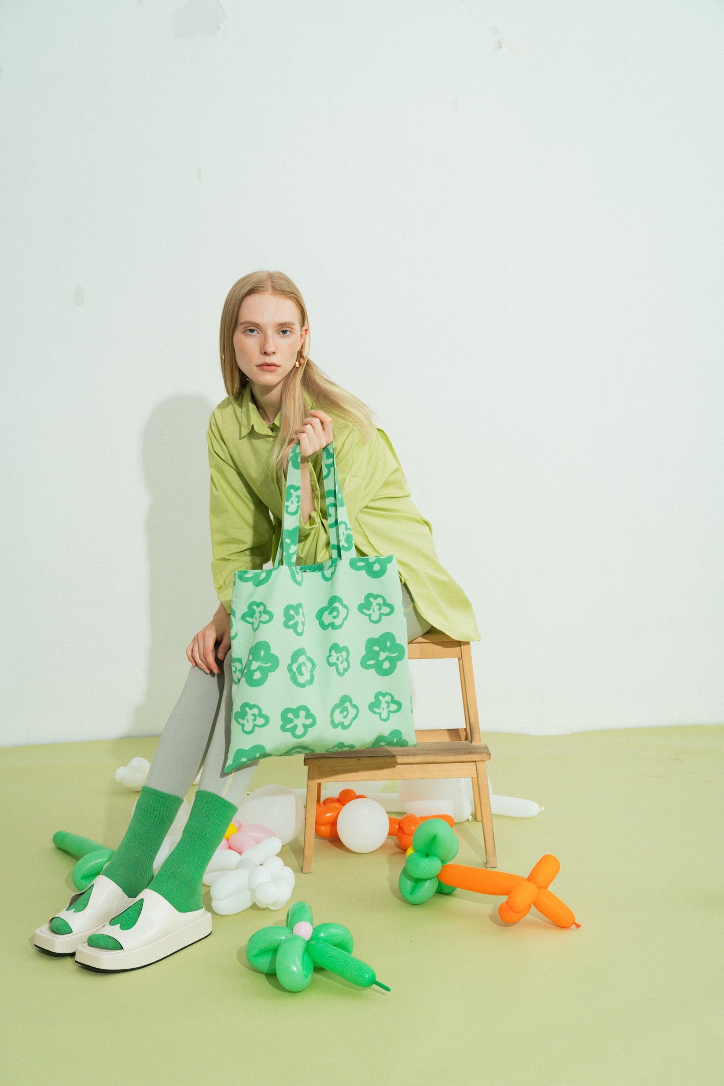 "Day Dream" Tote Bag - Summer Green