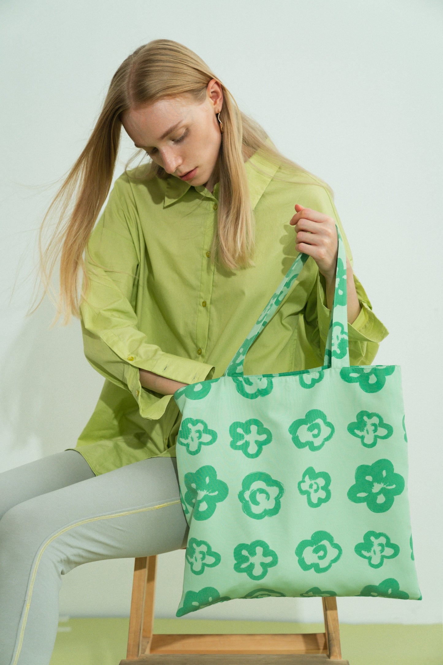 "Day Dream" Tote Bag - Summer Green