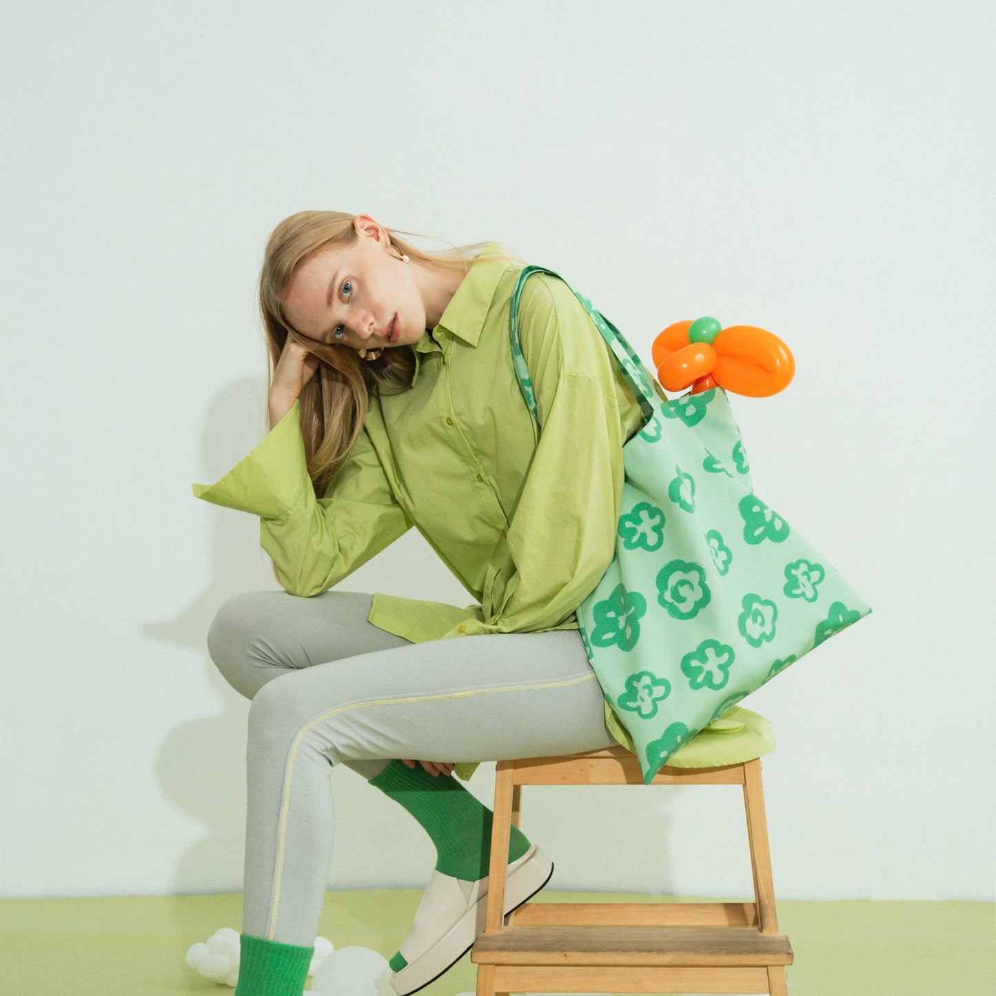 "Day Dream" Tote Bag - Summer Green