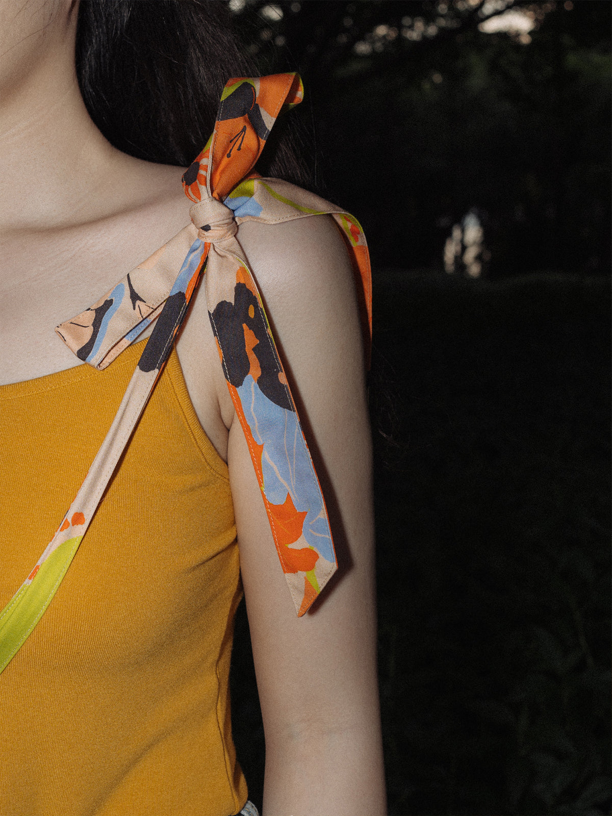 FRIDA x LOST PATTERN "Frida's Garden" Cotton Crossbody Bag