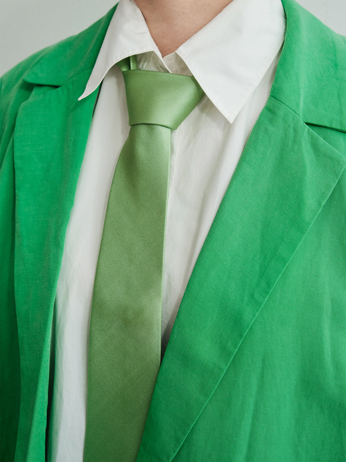 "Pan Pan" Silk Tie - Green