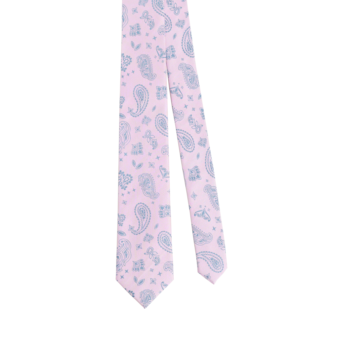 “Paisley" Silk Jacquard Tie - Pink