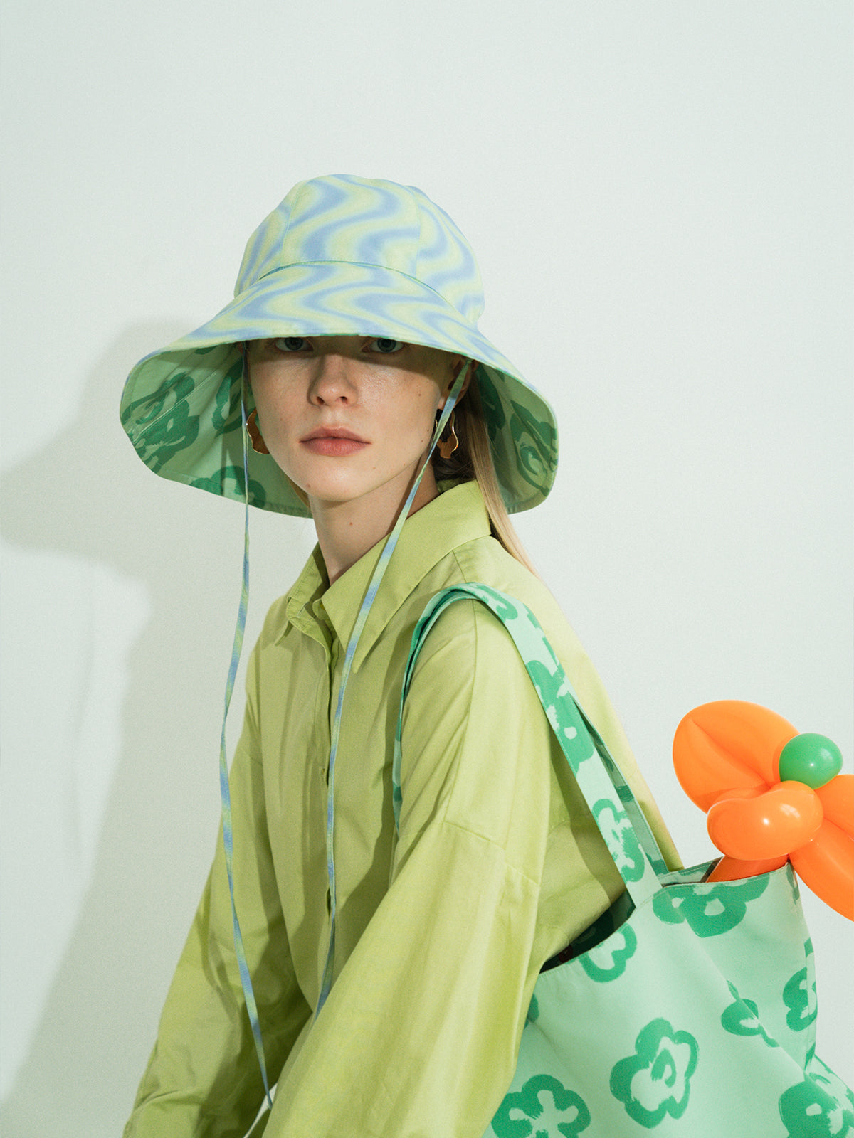 "Day Dream" Reversible Sun Hat - Green
