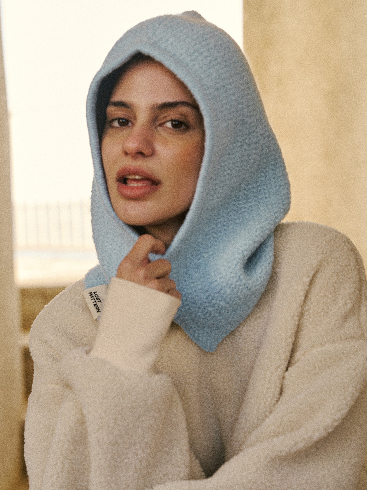 "L'Embrace" Balaclava - Baby Blue