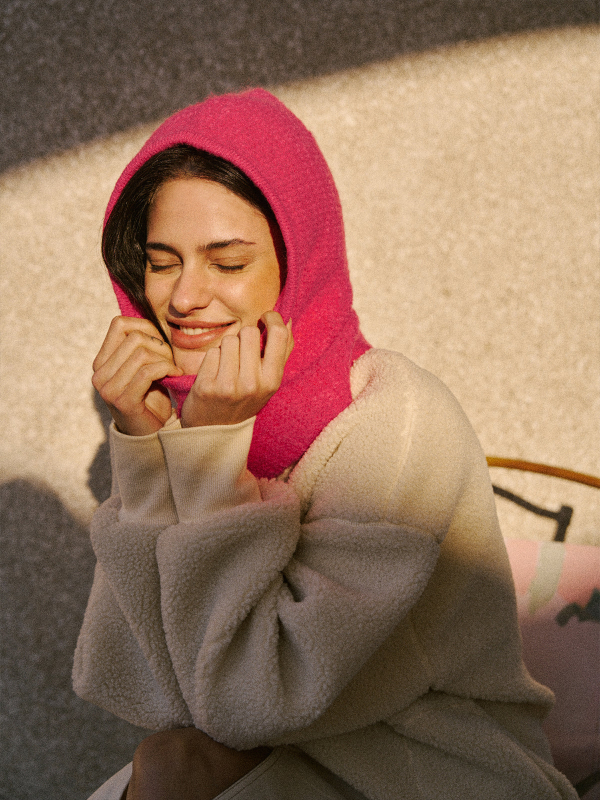 "L'Embrace" Balaclava - Barbie Pink
