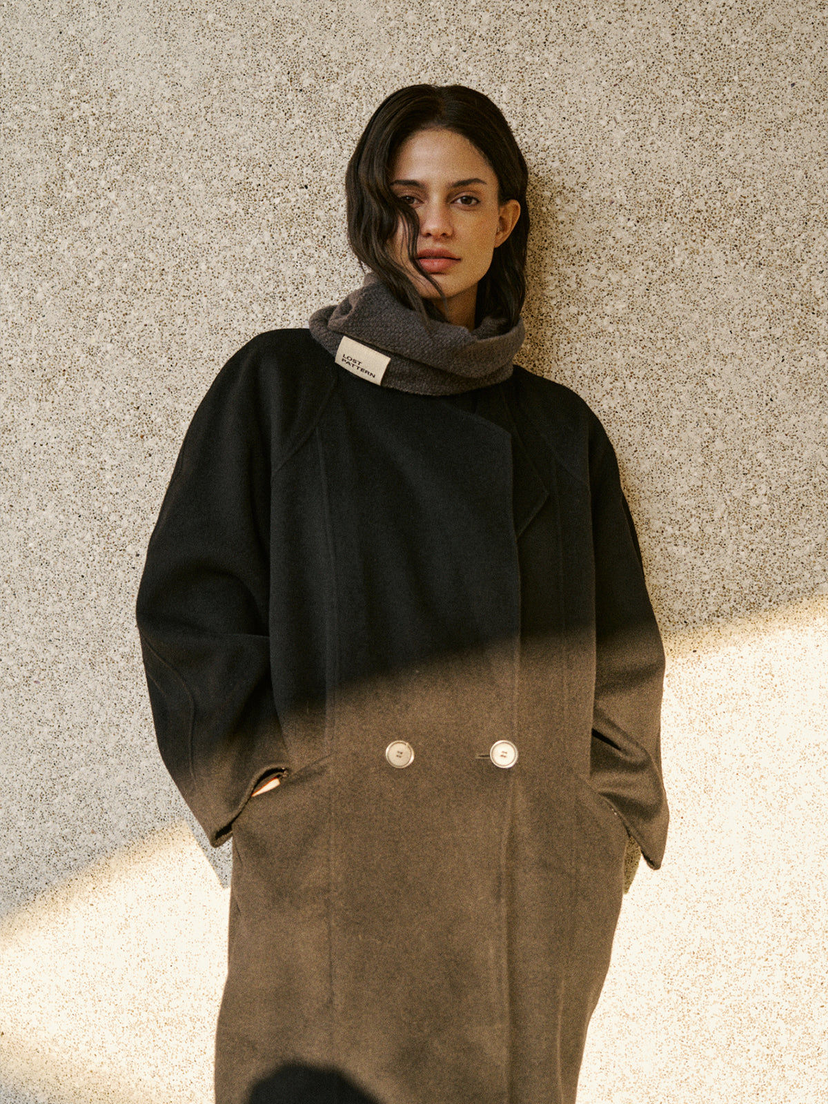 "L'Embrace" Snood Neck Warmer - Grey