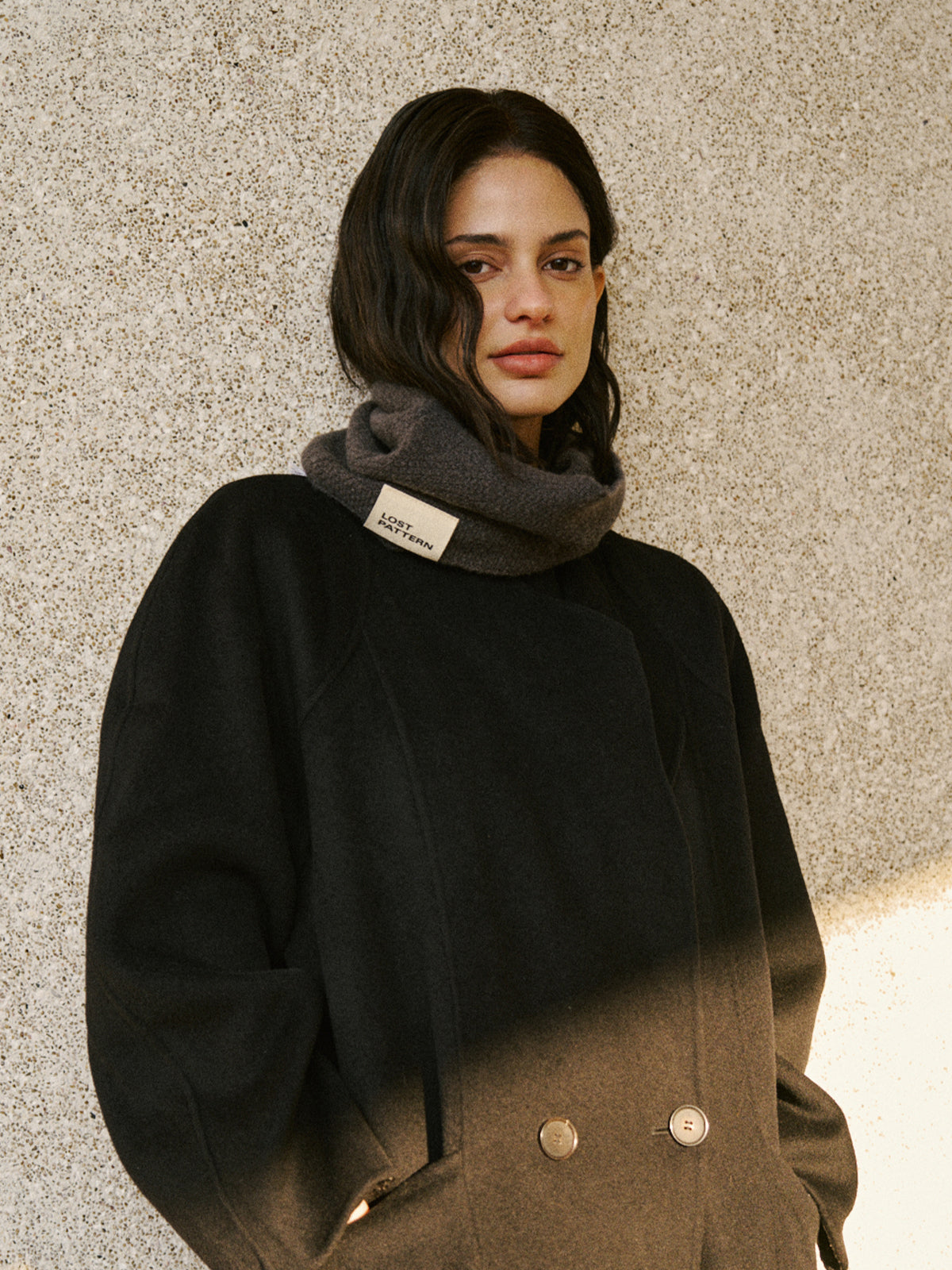 "L'Embrace" Snood Neck Warmer - Grey