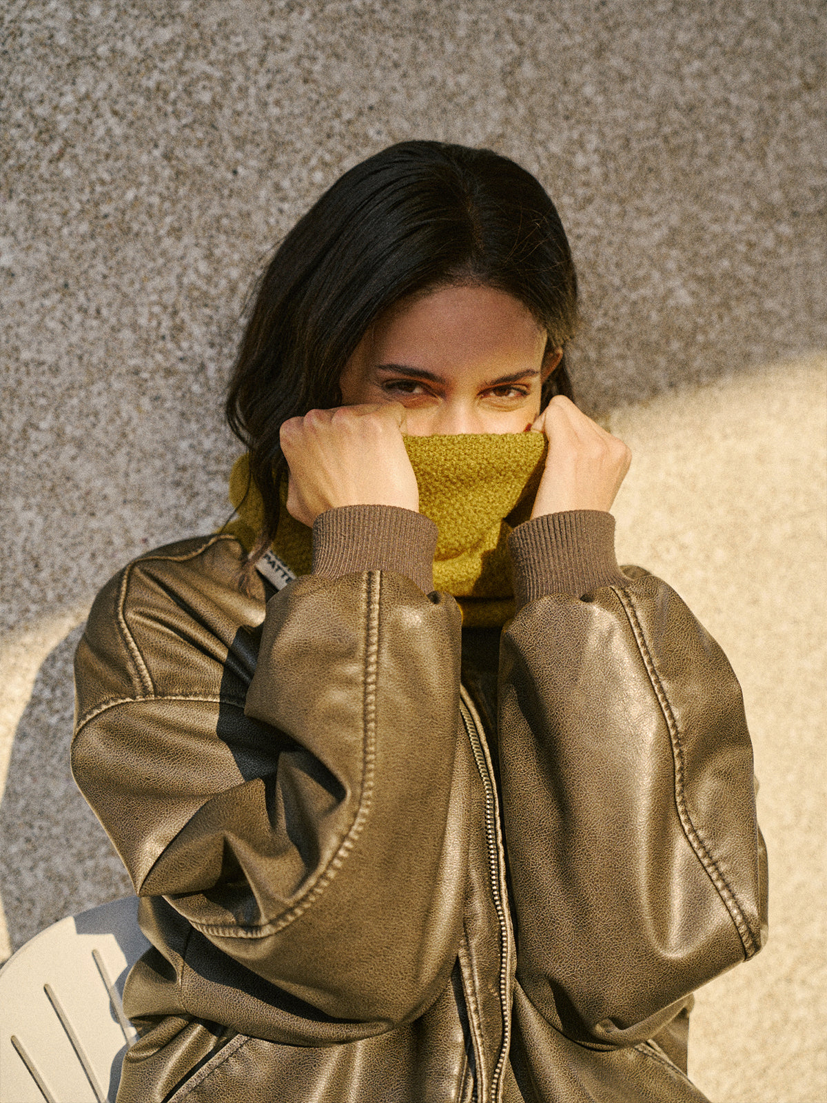 "L'Embrace" Snood Neck Warmer - Mustard Yellow