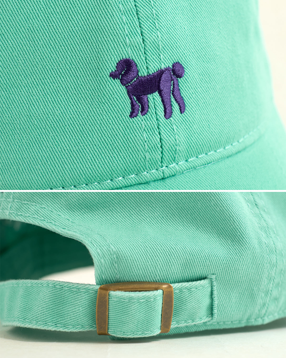 "Pan Pan" Baseball Cap - Teal Green