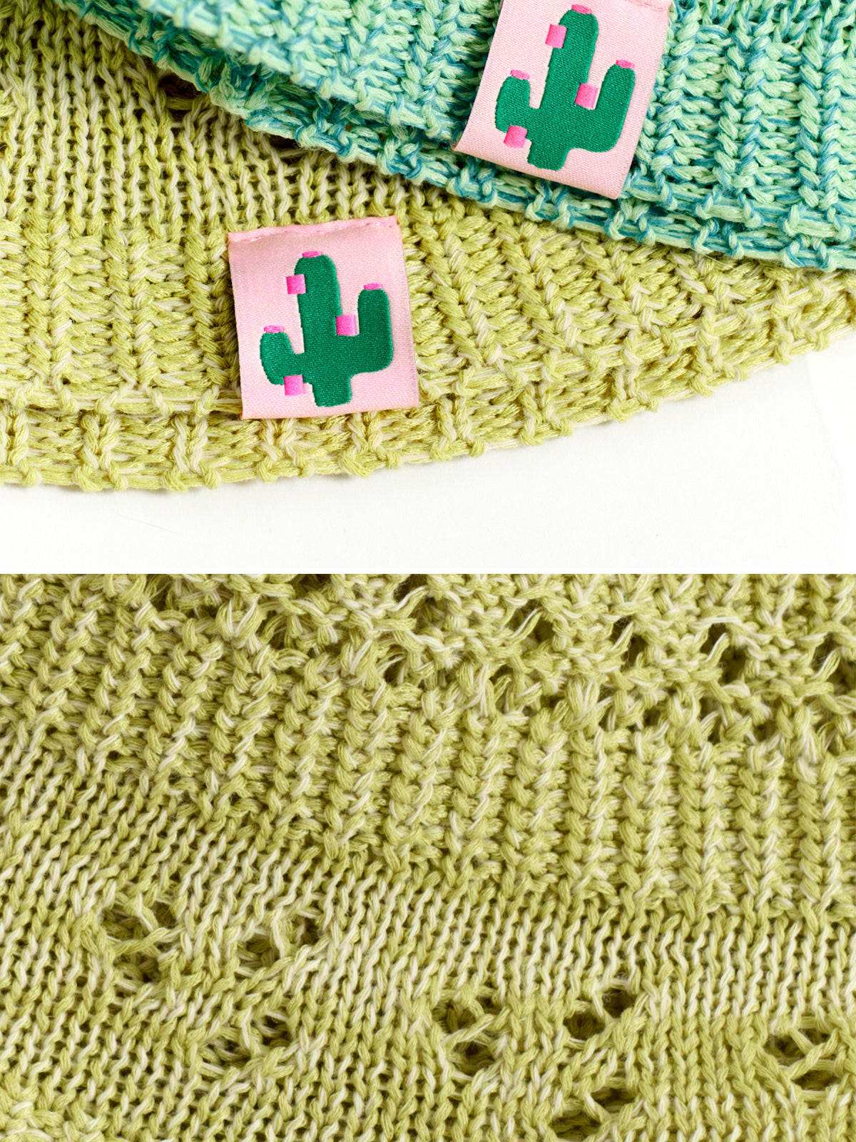 "Cactus" Crochet Bucket Hat - Mustard