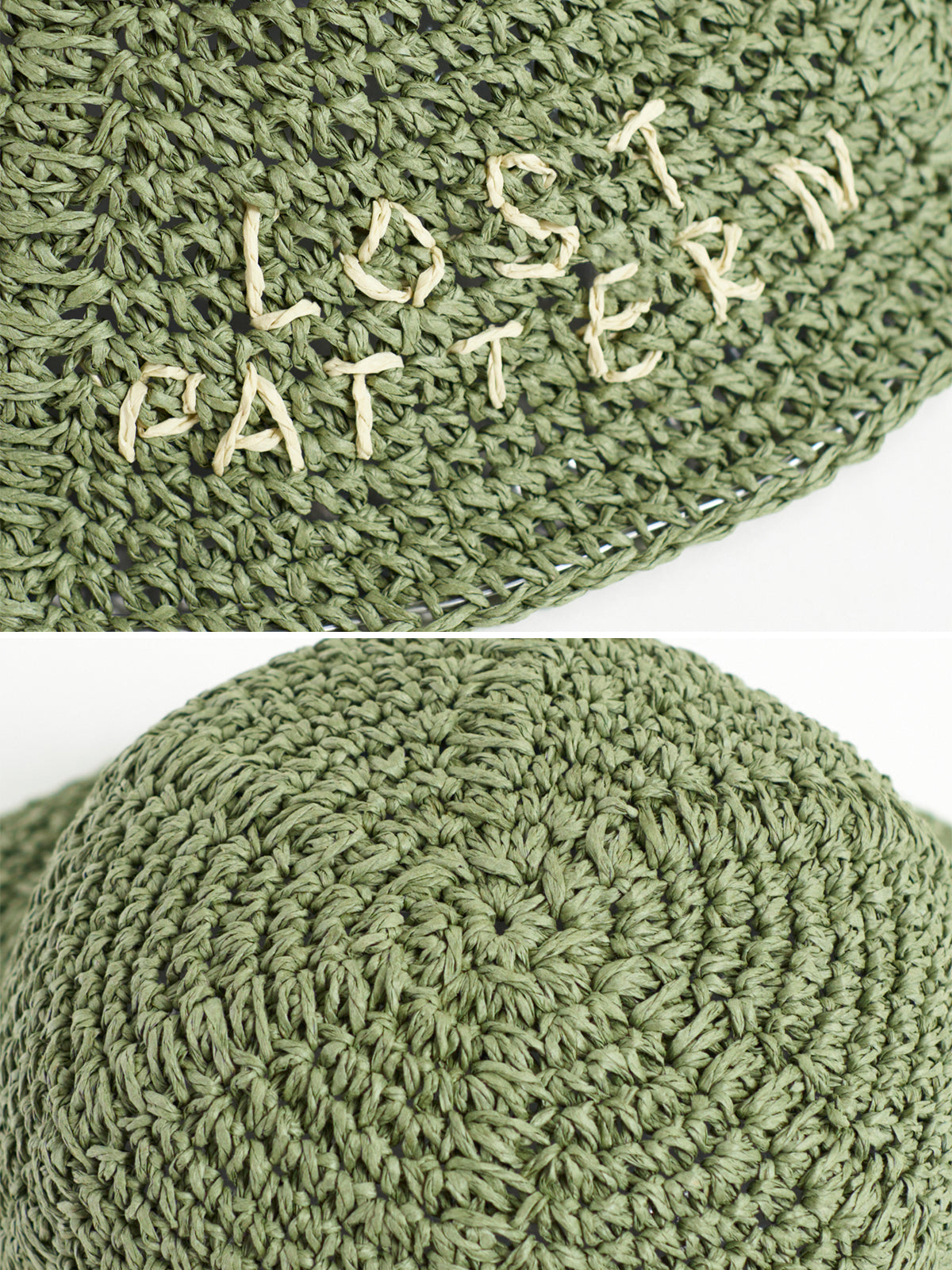 "Wanderlight" Packable Straw Hat - Green