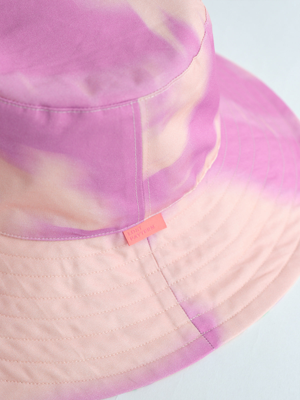 FRIDA x LOST PATTERN "Frida's Dream" Cotton Reversible Sun Hat - Pink