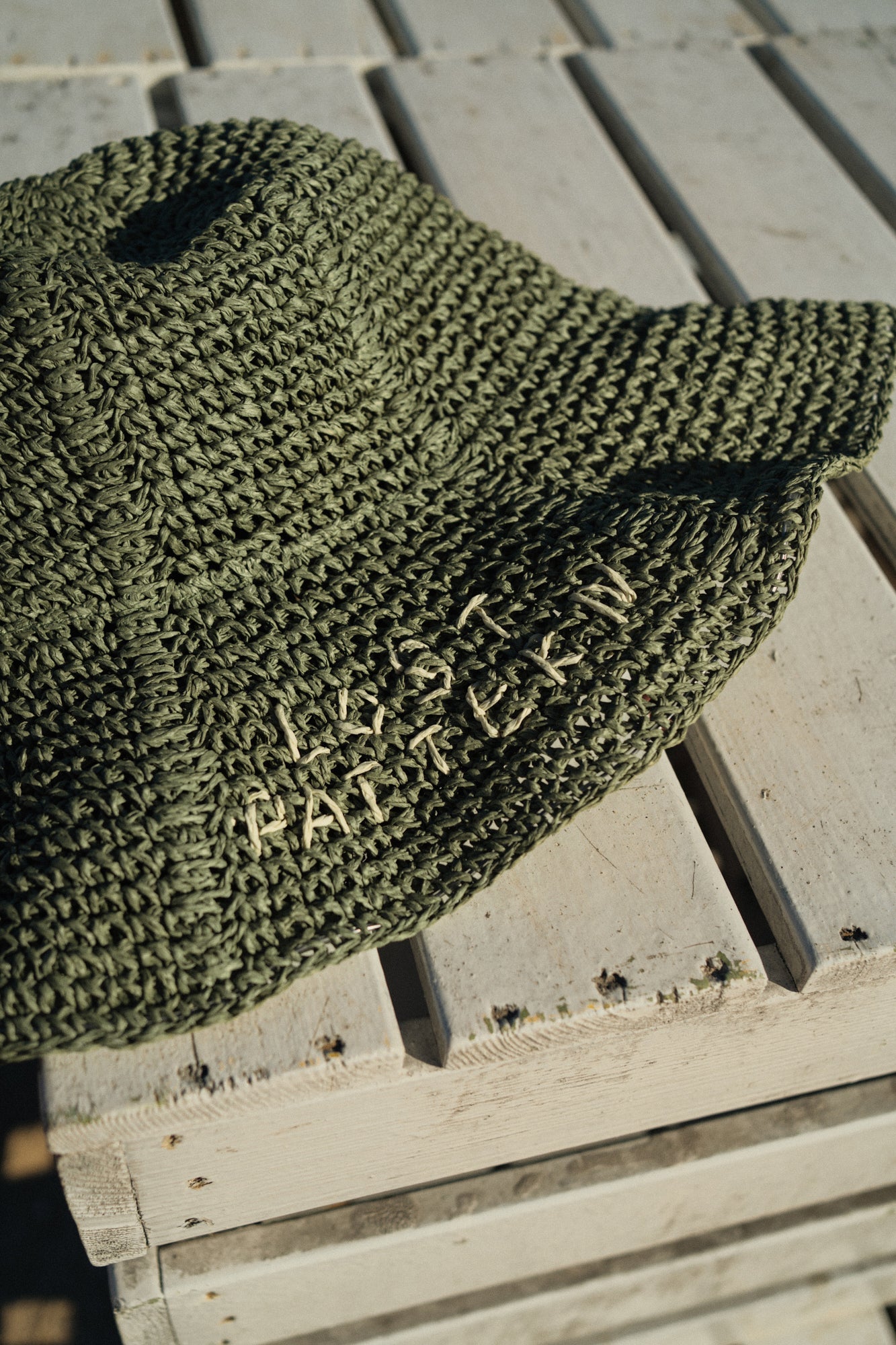 "Wanderlight" Packable Straw Hat - Green