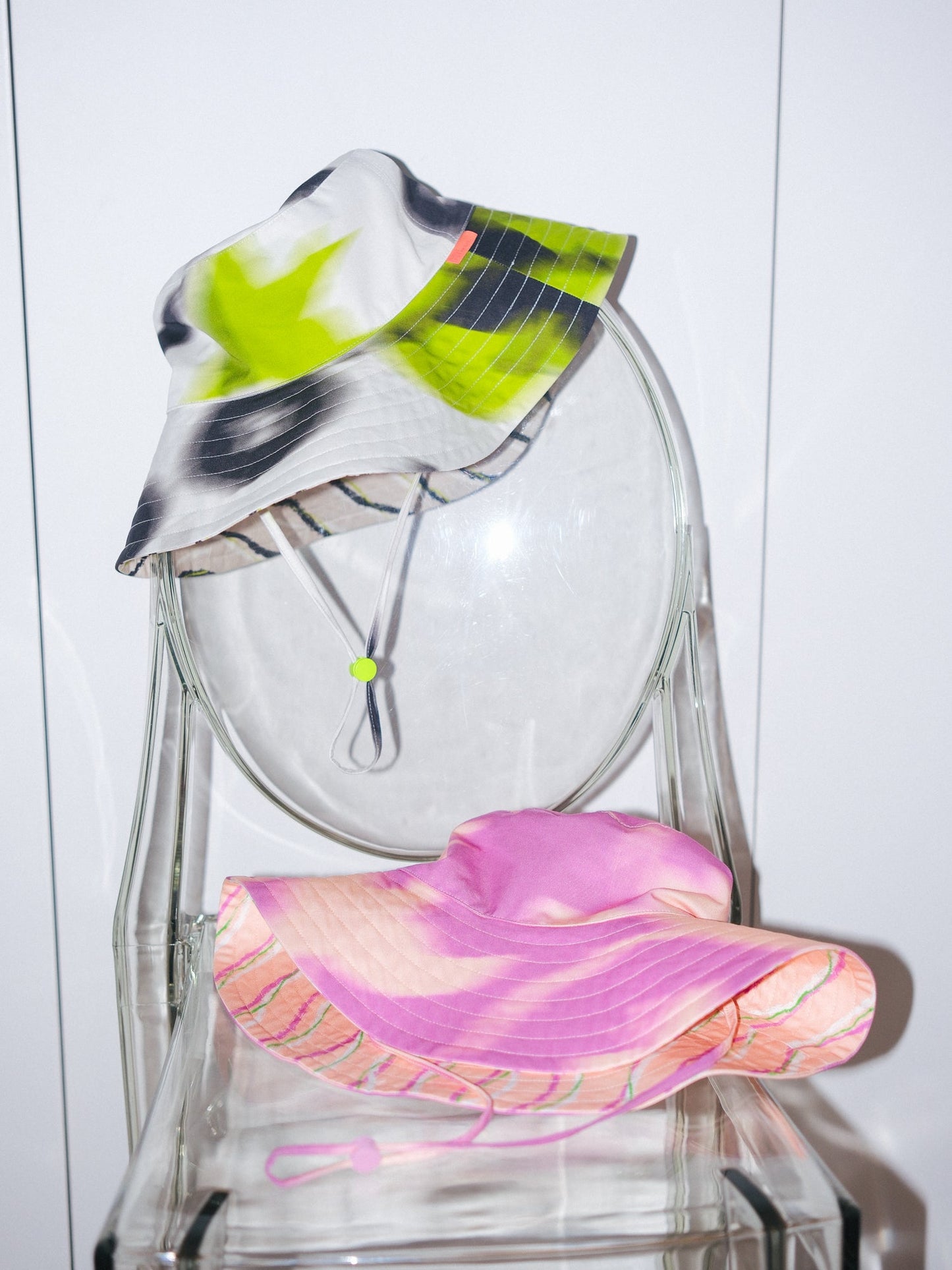 FRIDA x LOST PATTERN "Frida's Dream" Cotton Reversible Sun Hat - Green