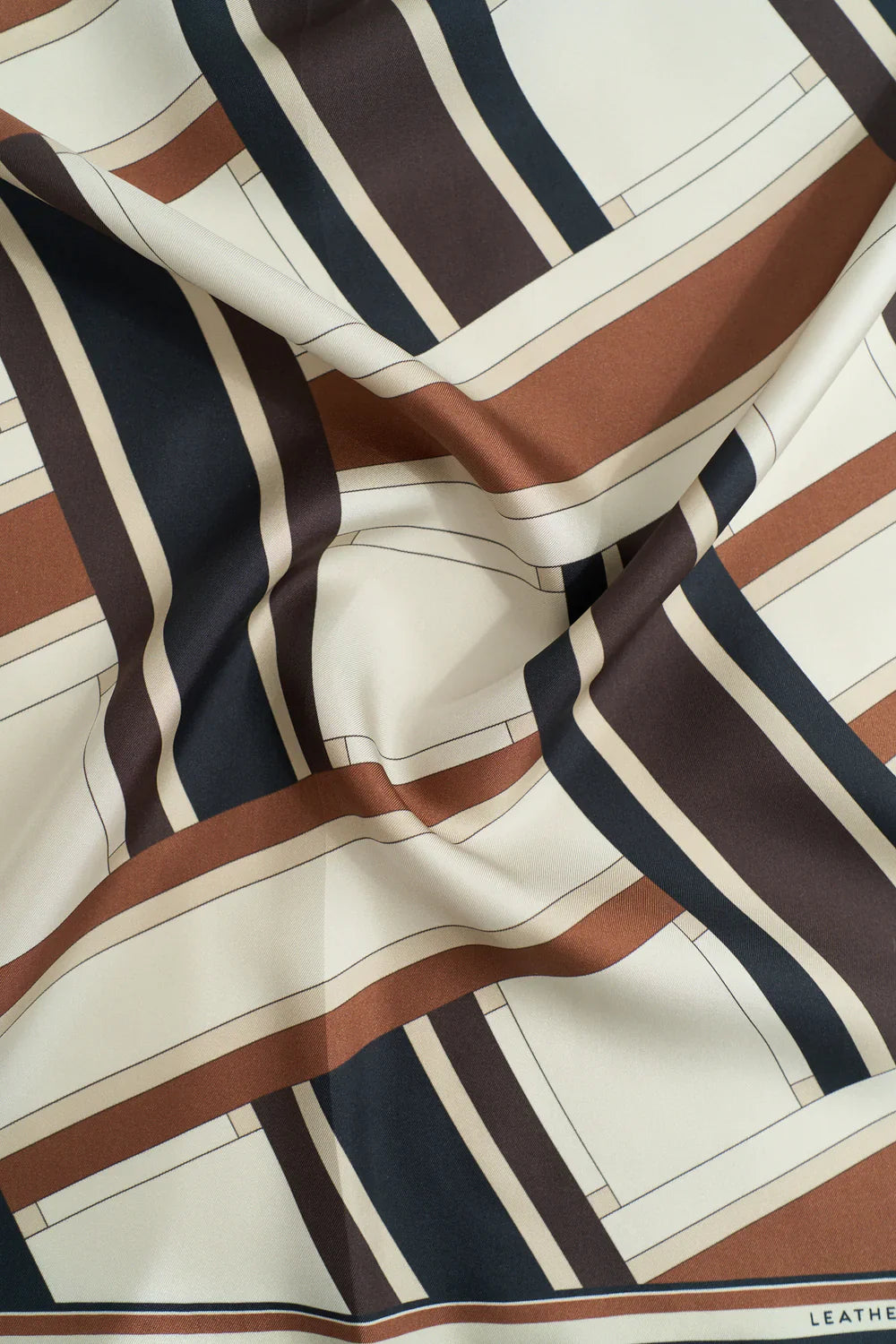 LOST PATTERN X LEATHEROLOGY Silk Pocket Square & Silk Square Scarf Set