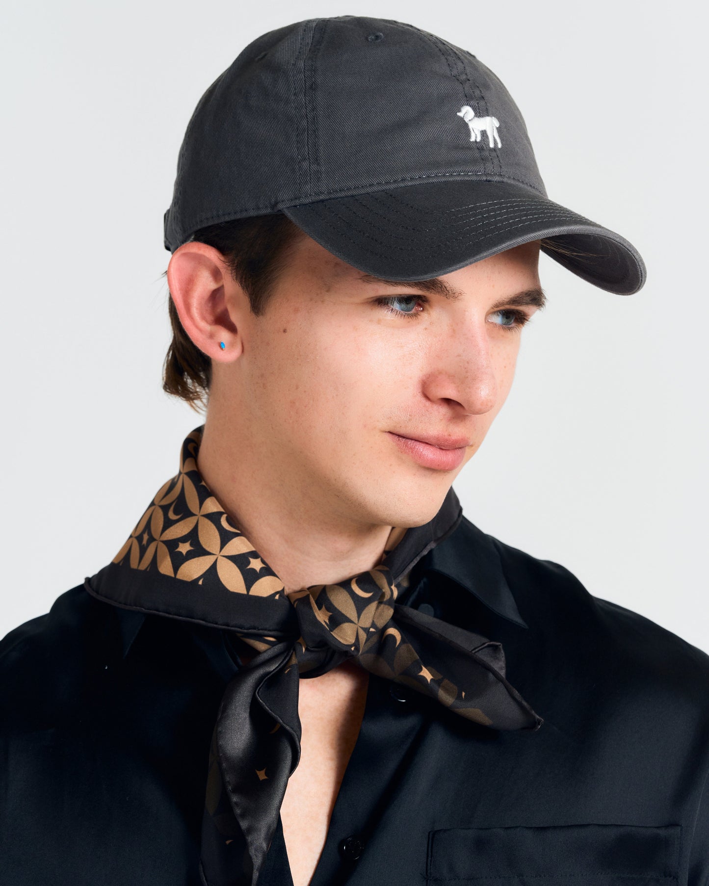 "Pan Pan" Baseball Cap - Deep Grey