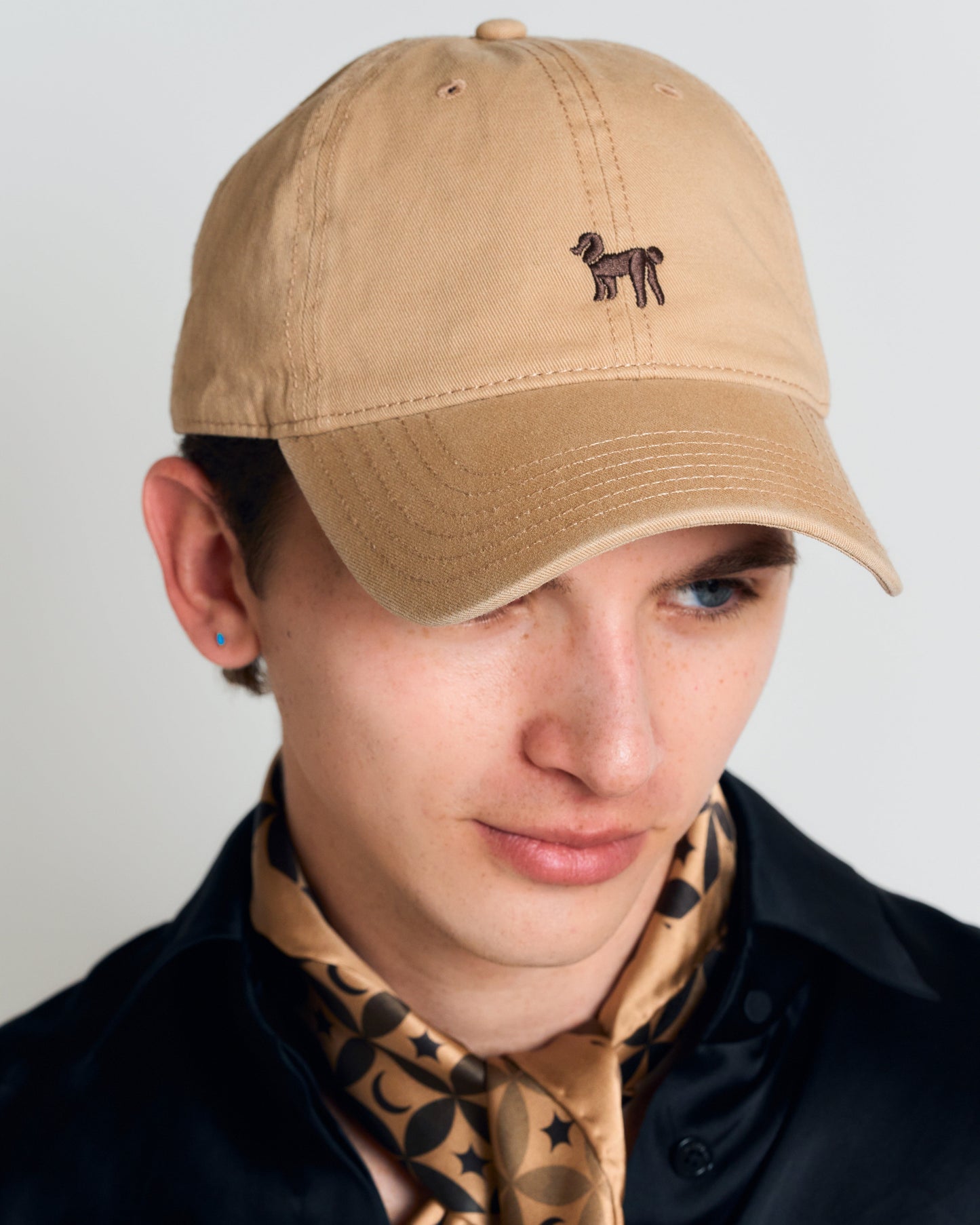 "Pan Pan" Baseball Cap - Light Khaki