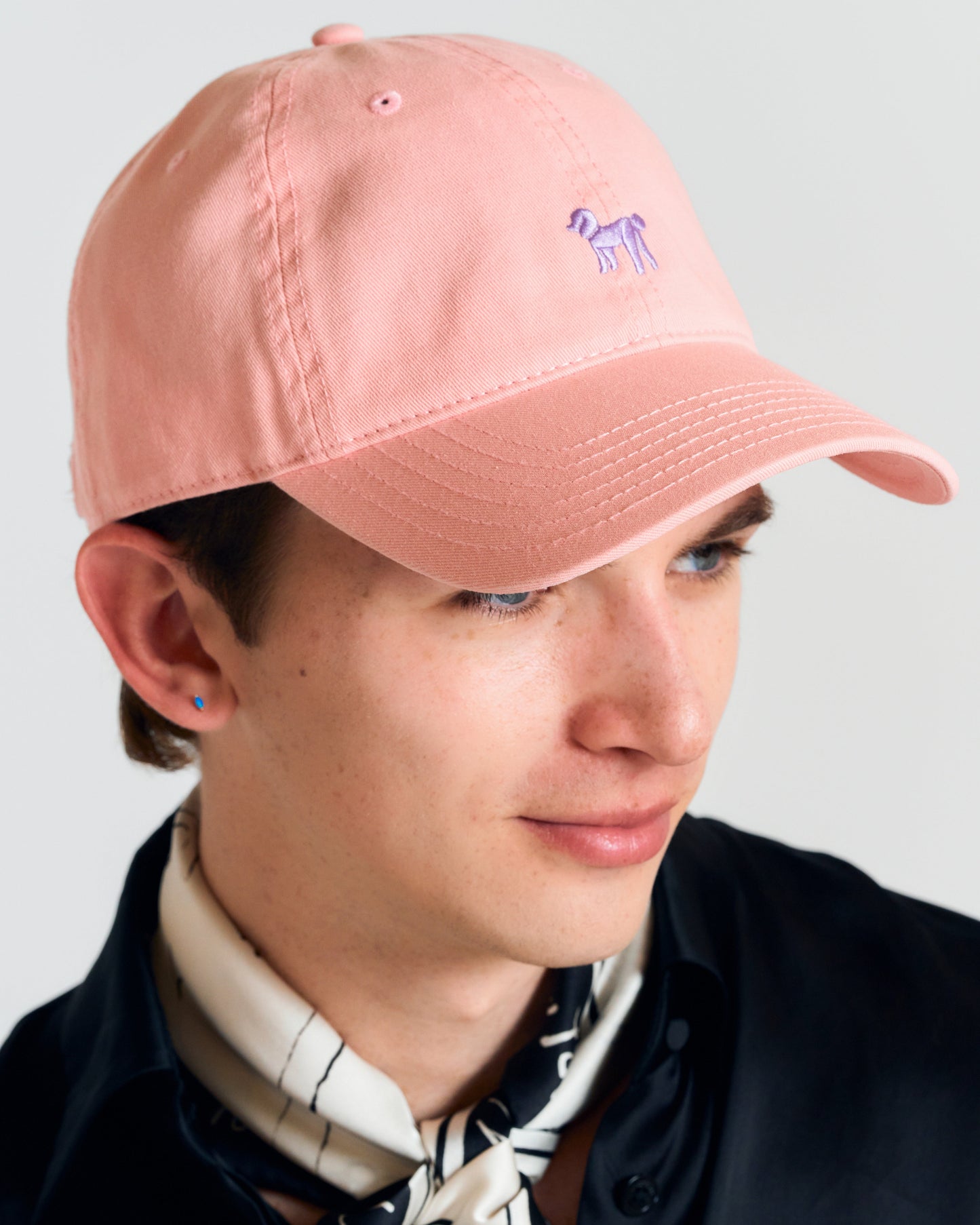 "Pan Pan" Baseball Cap - Light Pink