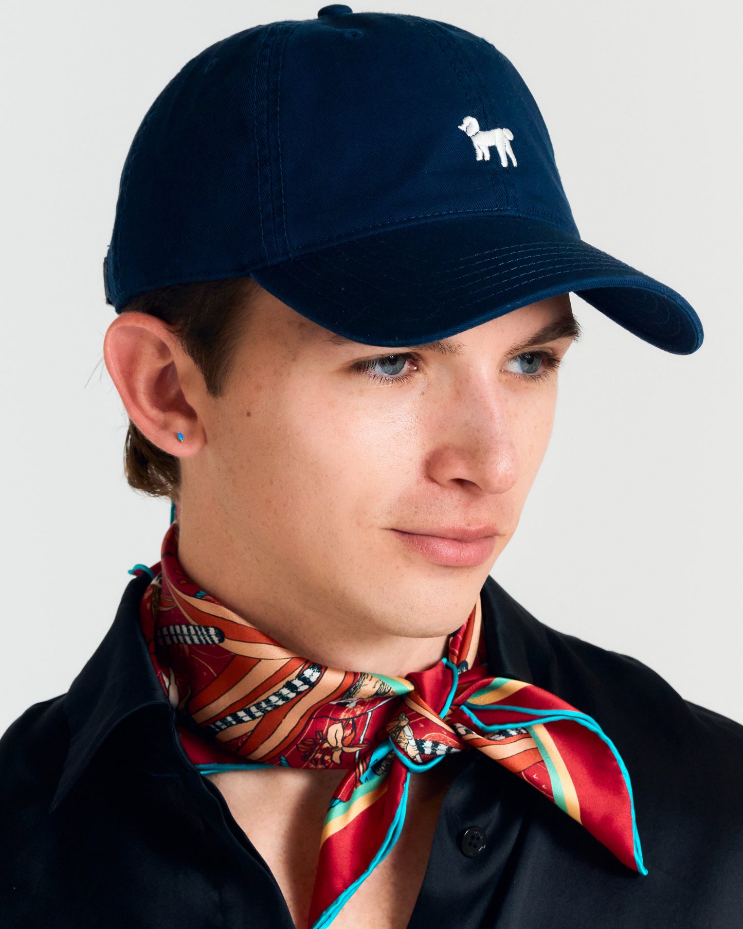 "Pan Pan" Baseball Cap - Deep Blue