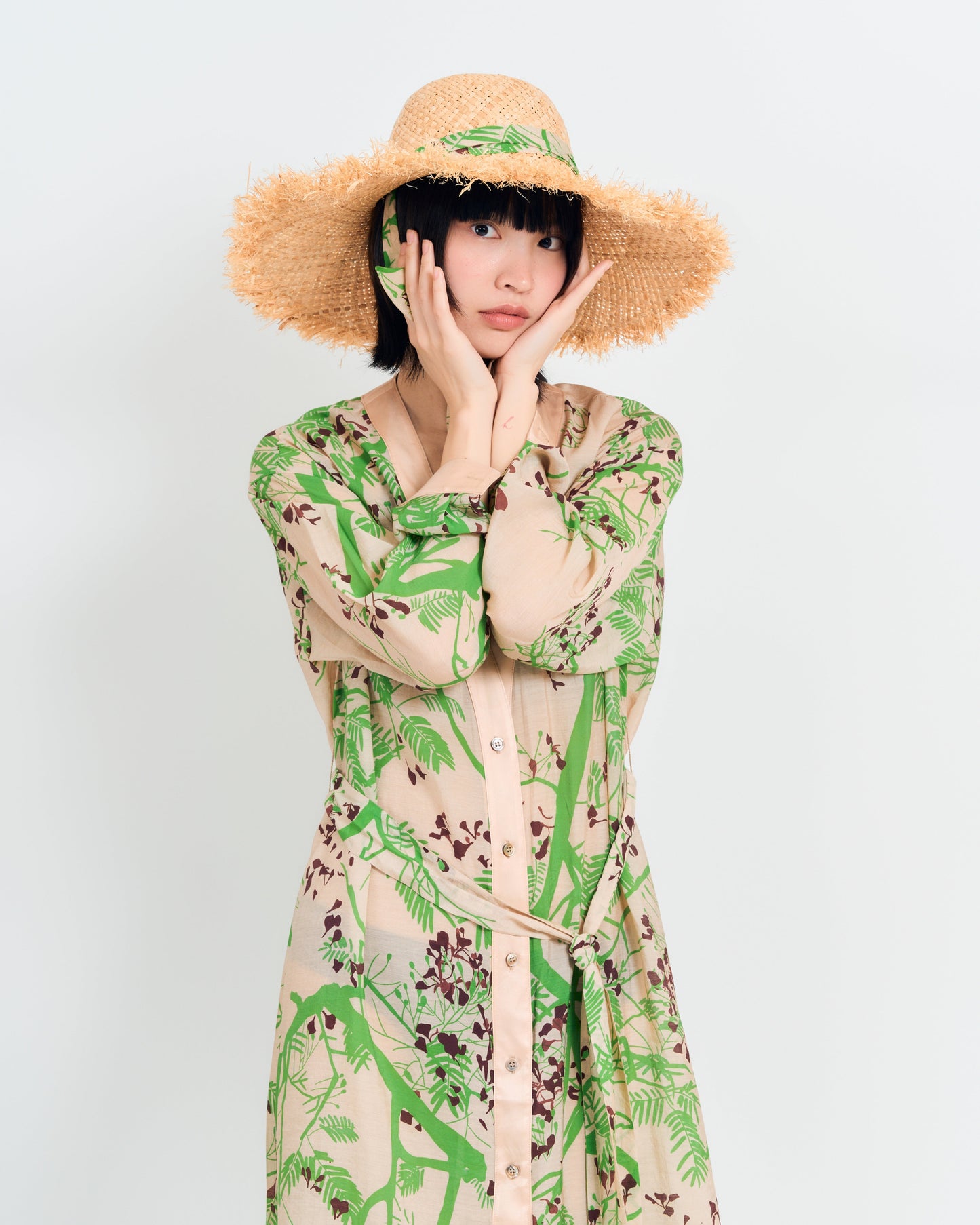 ”Coco Dream“ Belted Kaftan Dress