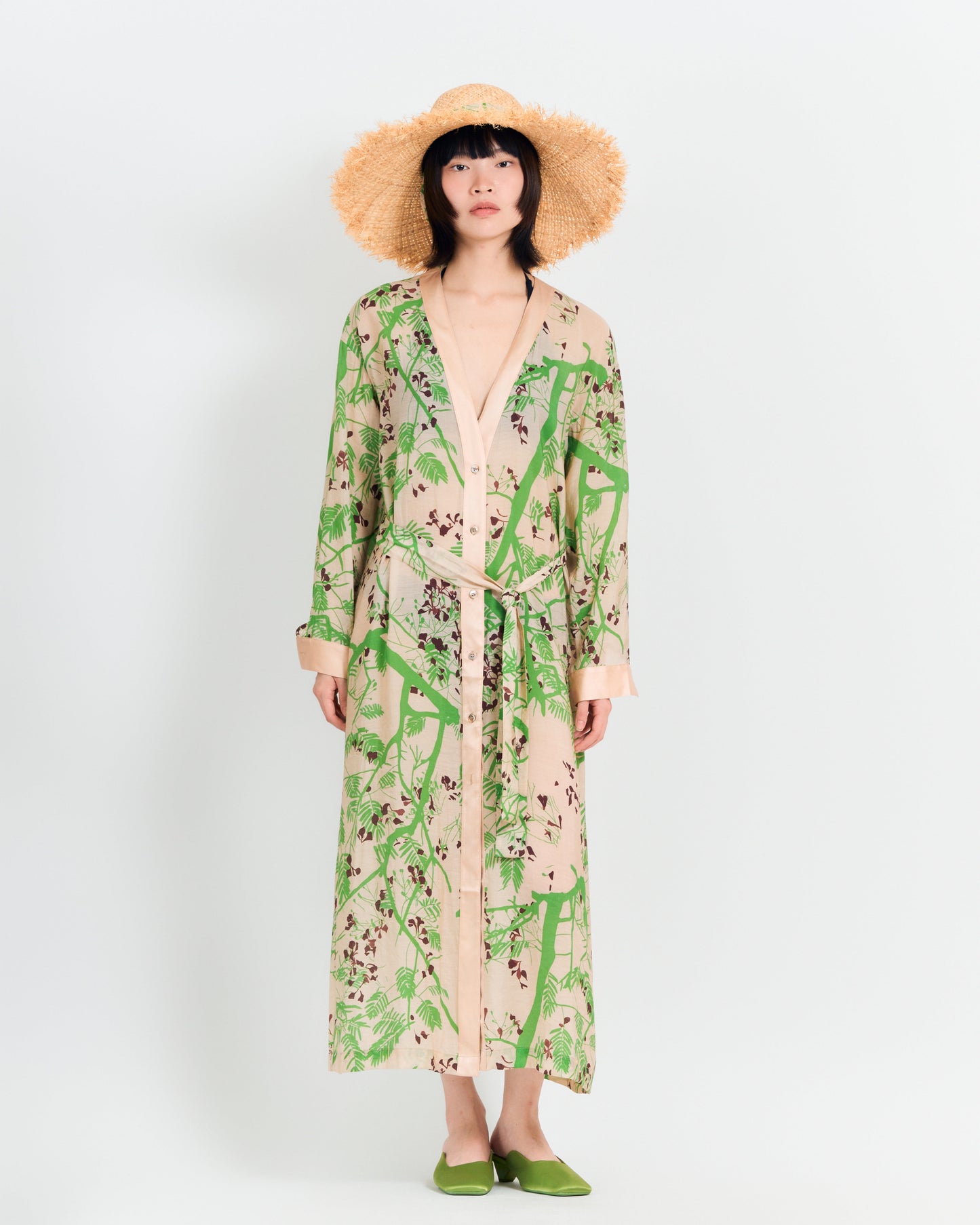 ”Coco Dream“ Belted Kaftan Dress