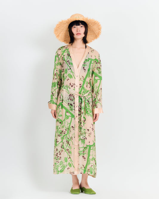 ”Coco Dream“ Belted Kaftan Dress