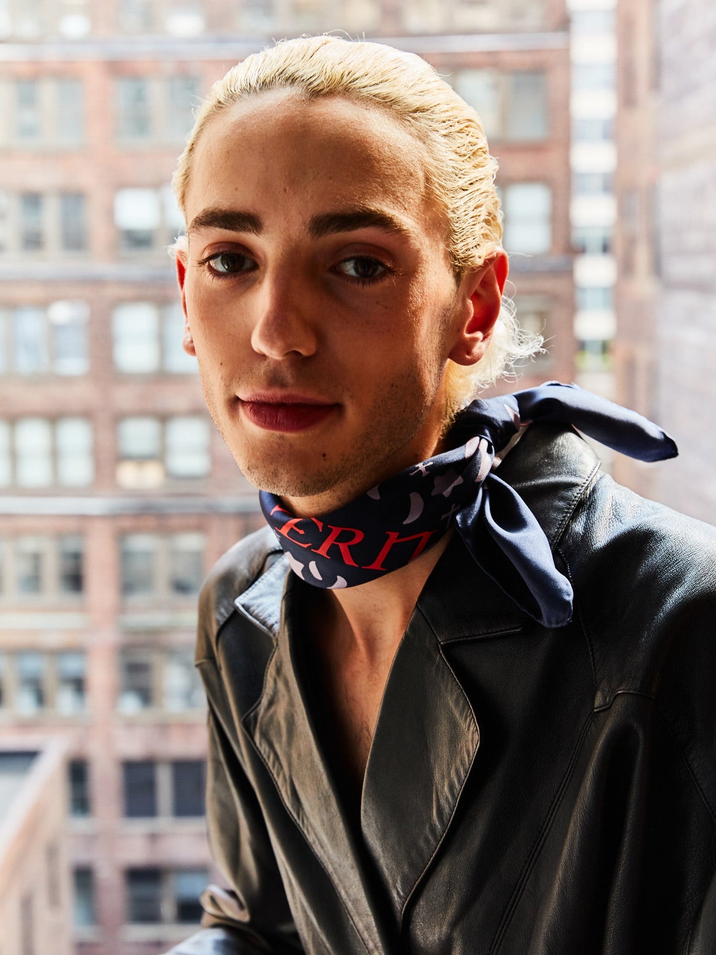 "Lexicon" Silk  Bandana