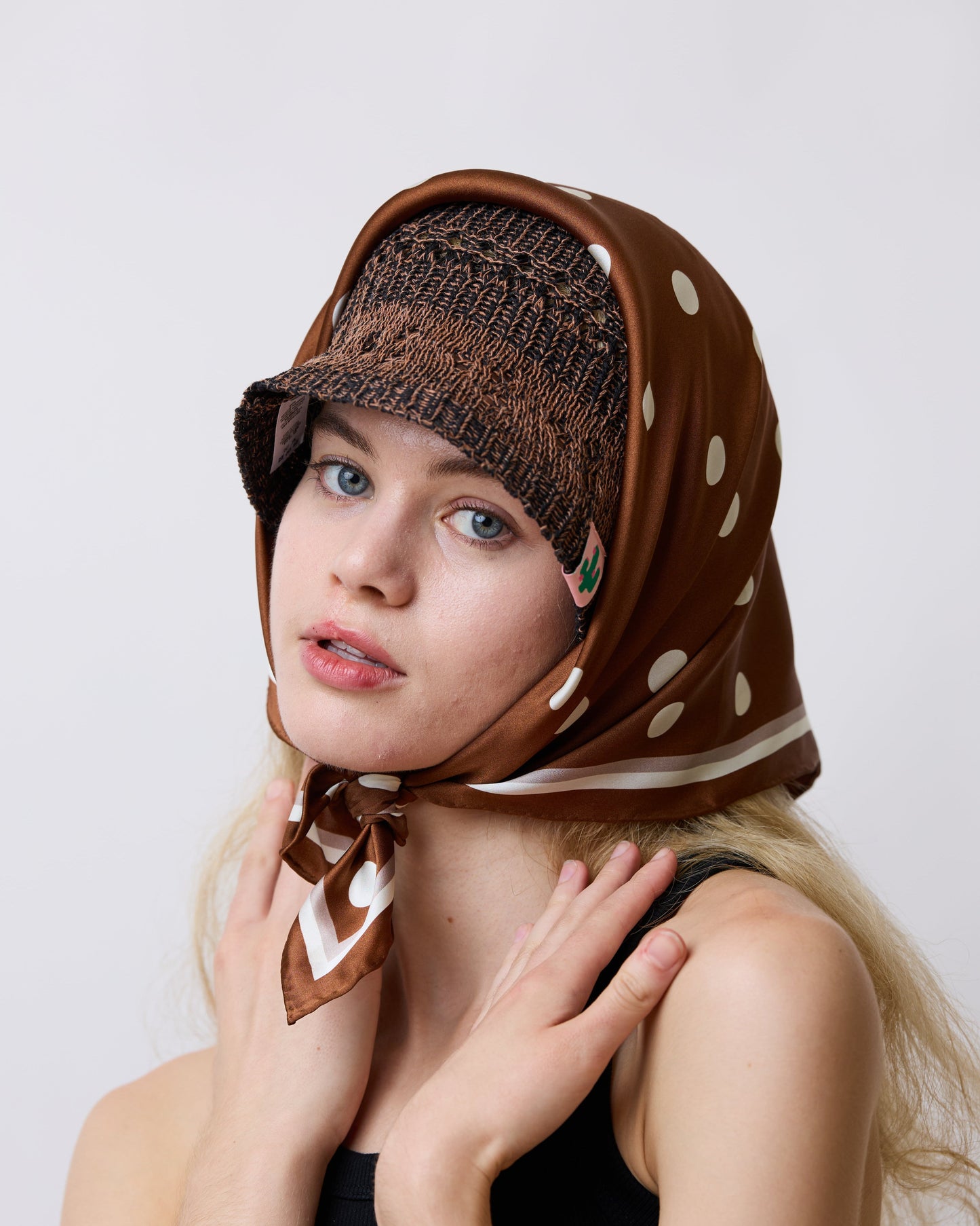 "Cactus" Crochet Bucket Hat - Toasted Cocoa