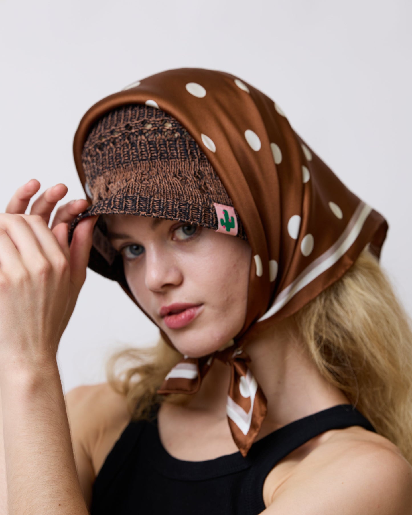 "Cactus" Crochet Bucket Hat - Toasted Cocoa