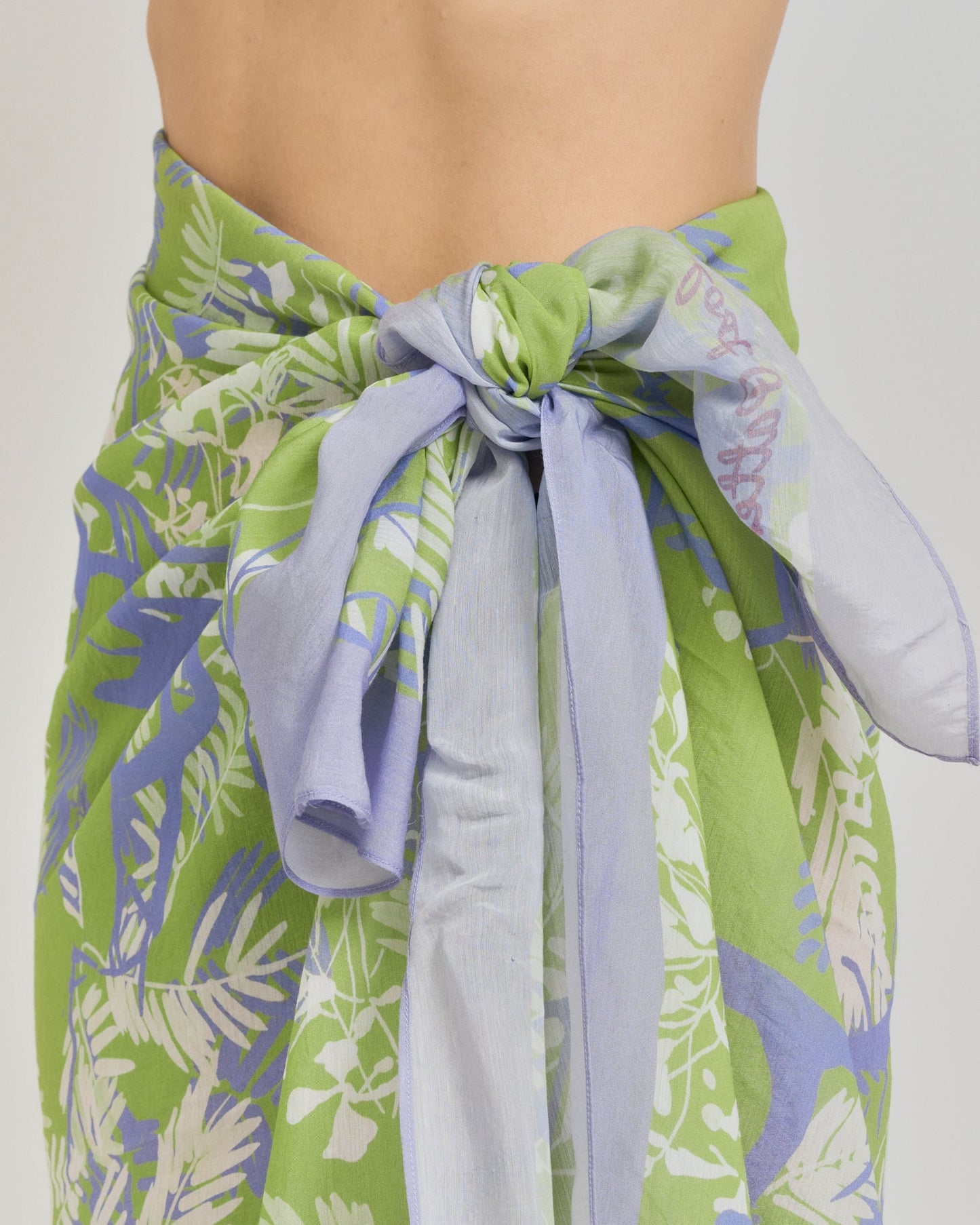 "Coco Dream" Beach Sarong Wrap  - Purple & Green