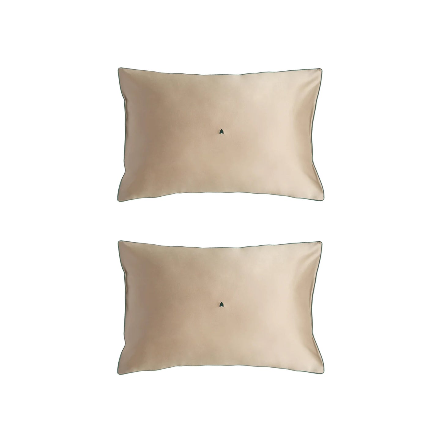 "Evergreen" 2-Piece Silk Pillowcase Gift Set