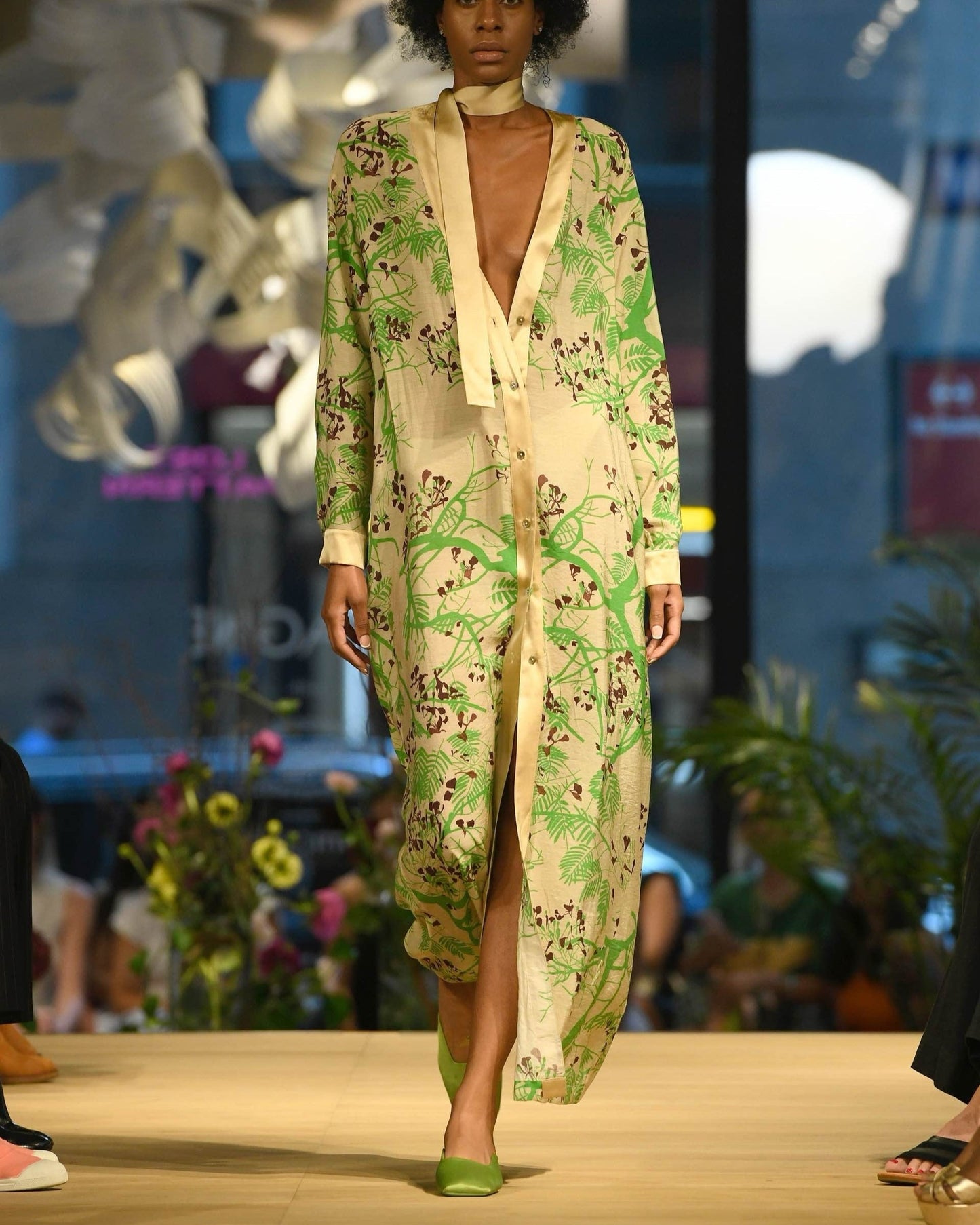 ”Coco Dream“ Belted Kaftan Dress