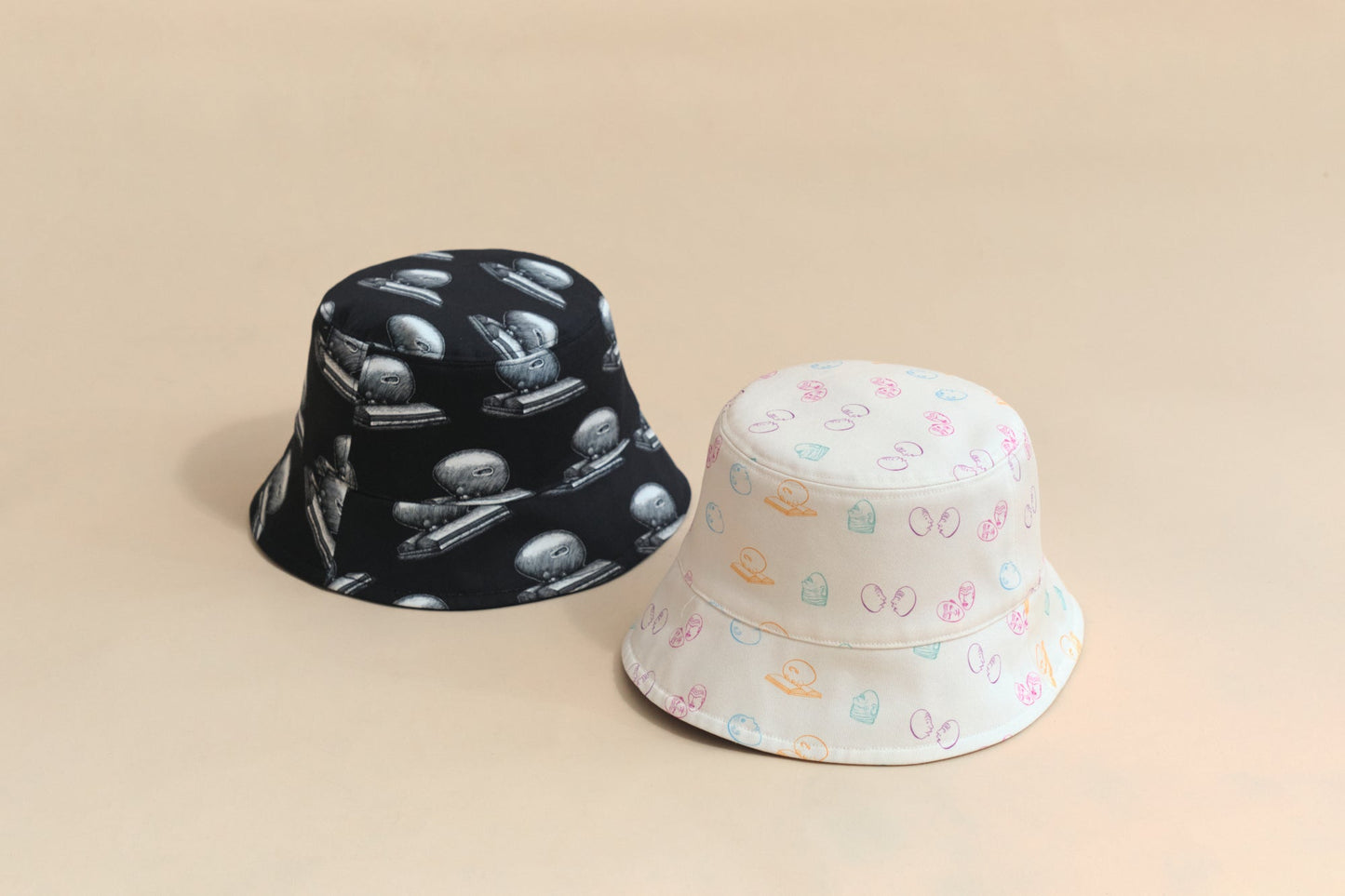 "Bookhead" Reversible Bucket Hat